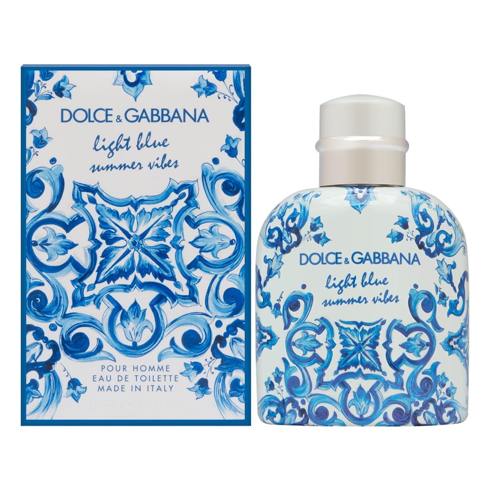Dolce & Gabbana Light Blue Summer Vibes by Dolce Gabbana for Men 4.2 oz Eau de Toilette Spray