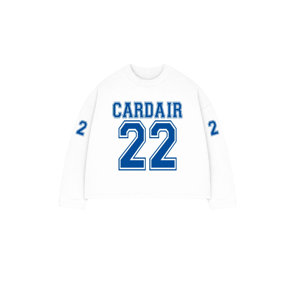 Cardair Varsity Long Sleeve T Shirt - White