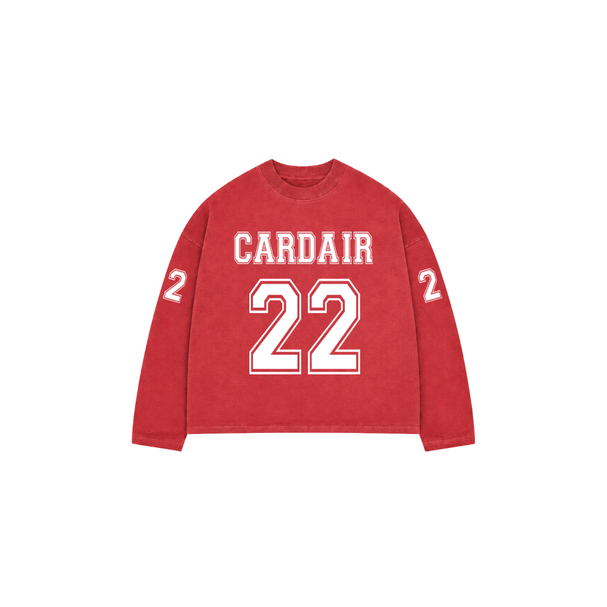Cardair Varsity Long Sleeve T Shirt - Red