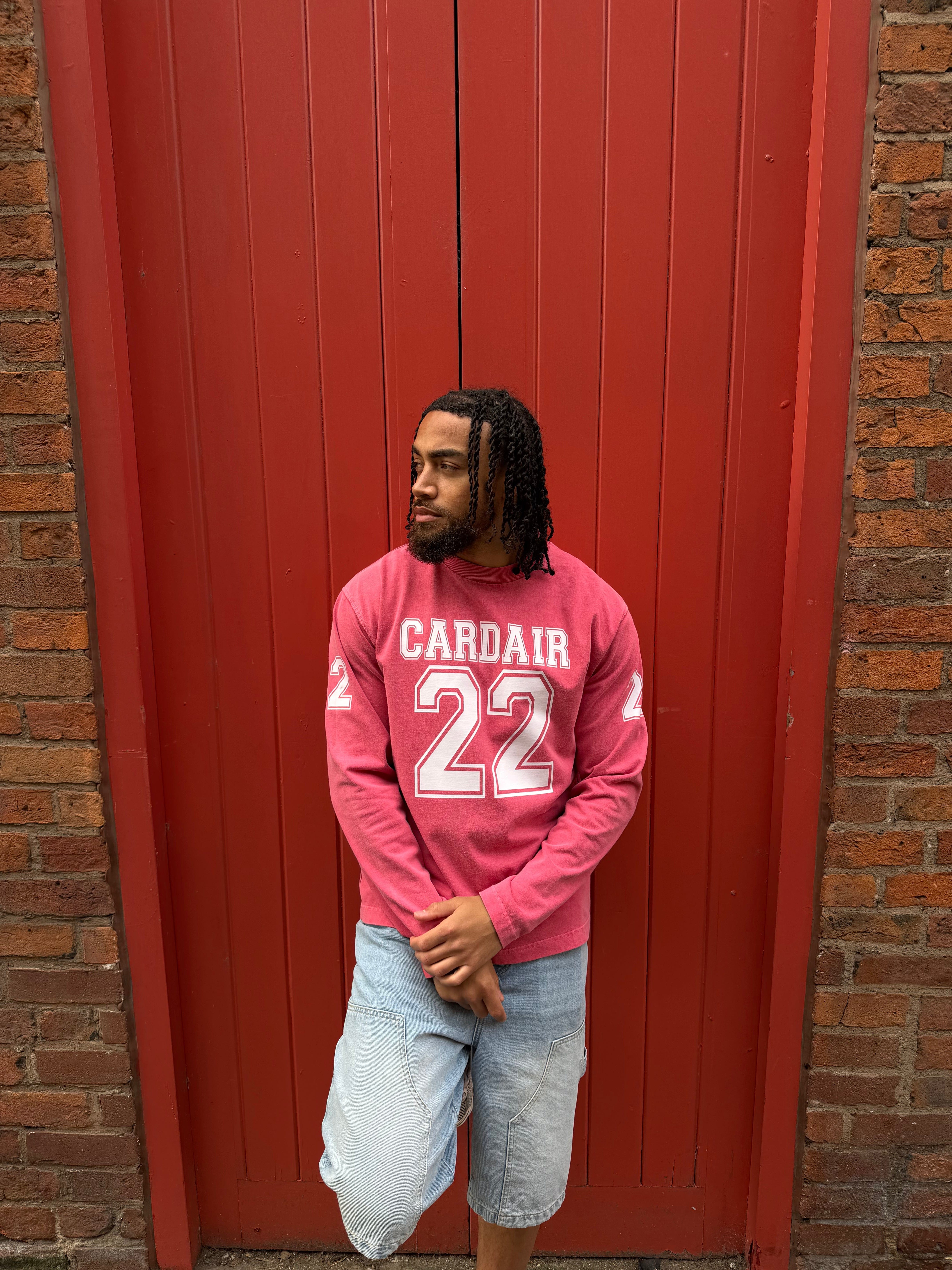 Cardair Varsity Long Sleeve T Shirt - Red