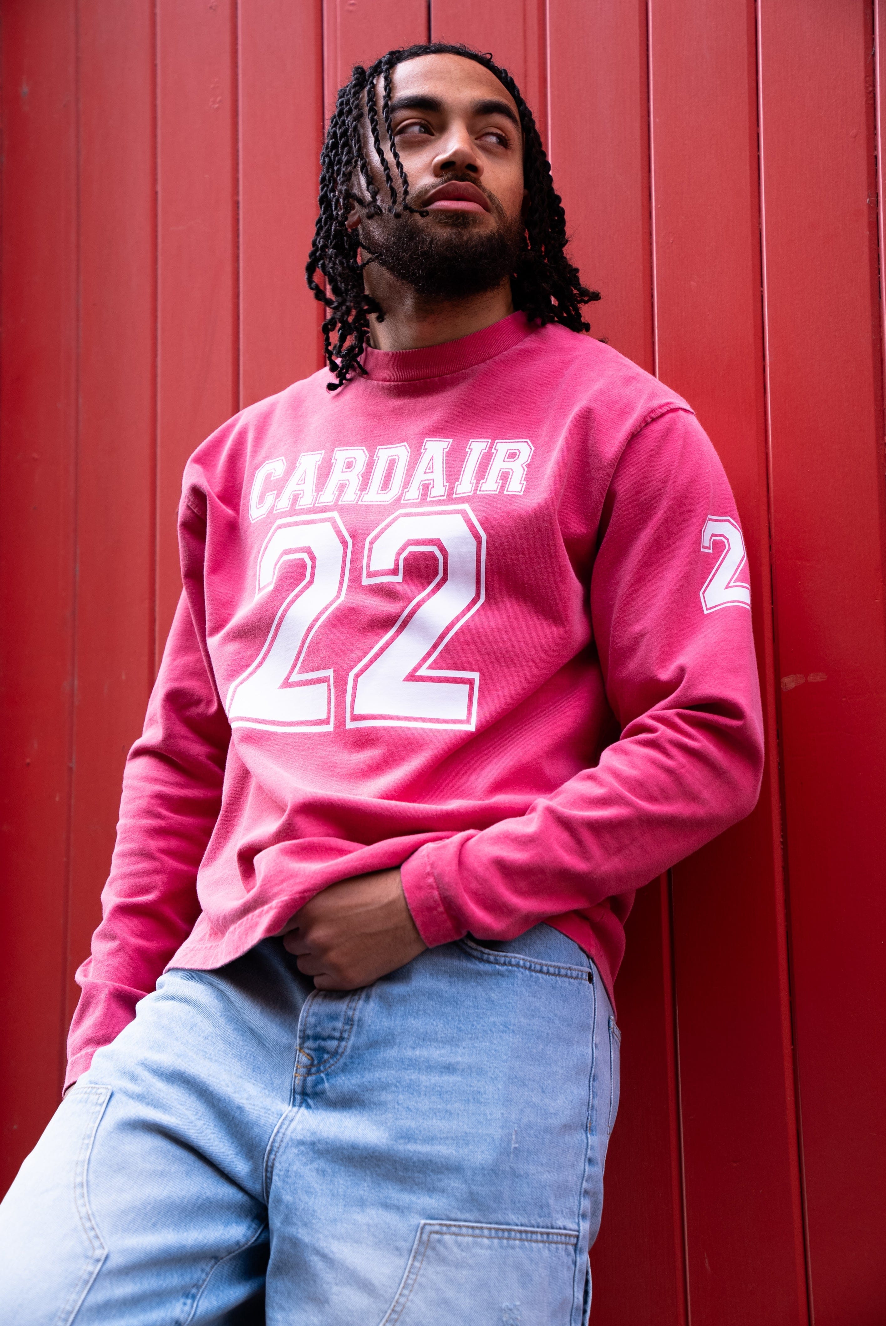 Cardair Varsity Long Sleeve T Shirt - Red