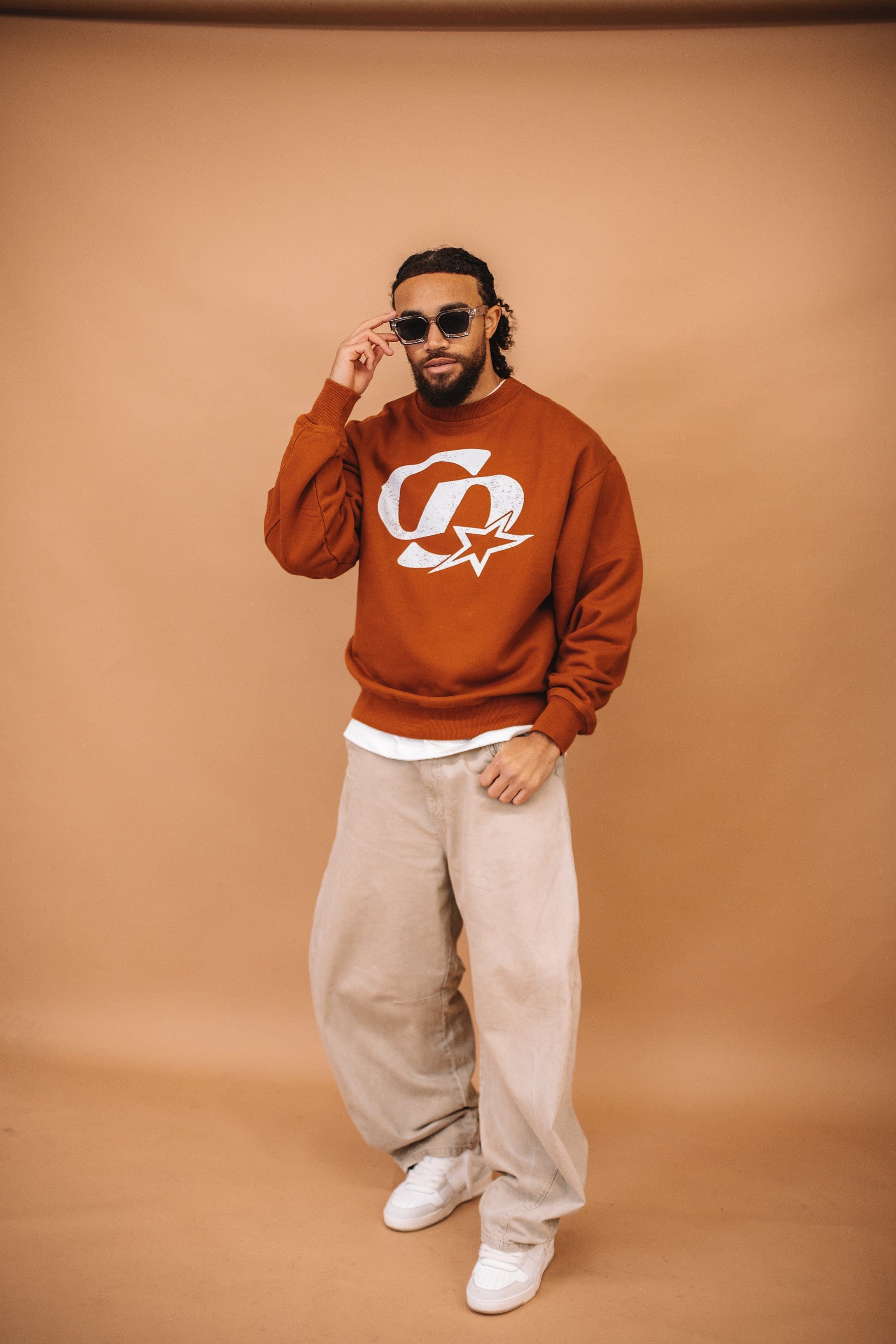 Cardair CD Star Sweatshirt - Burnt Orange
