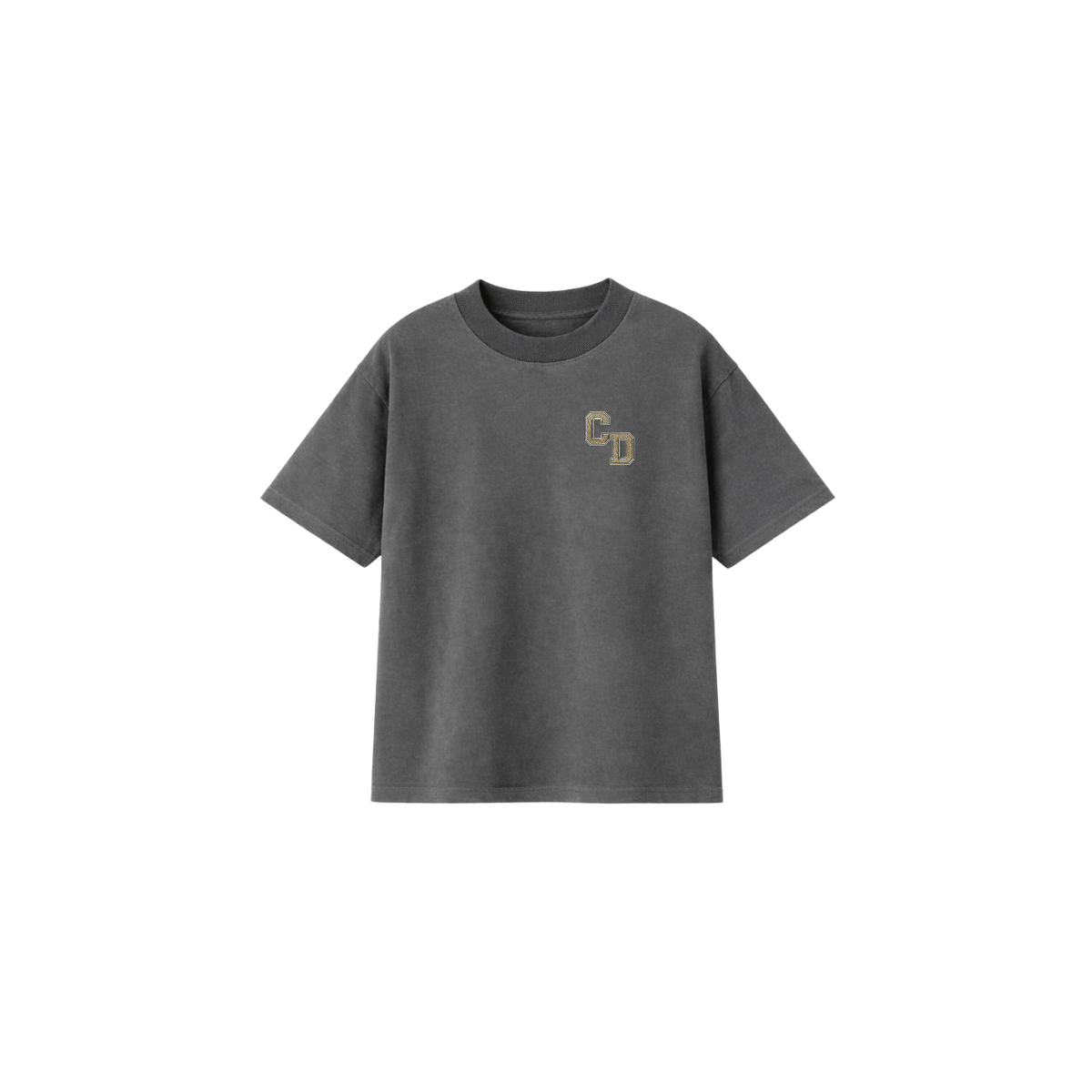 Cardair CD logo T shirt - Washed Charcoal