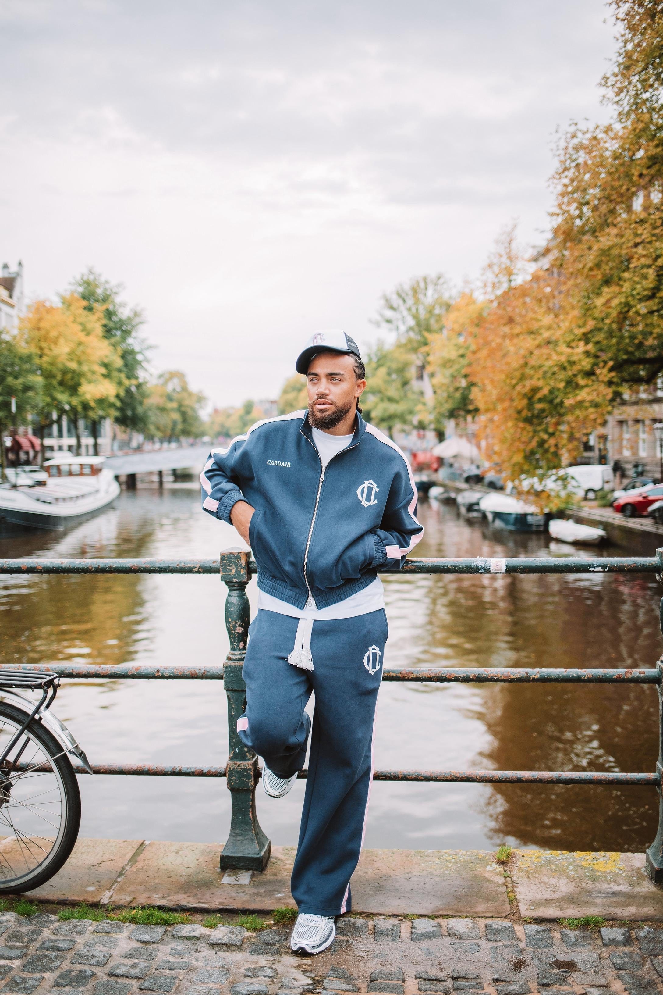 Cardair Club Emblem Track Pants - Navy
