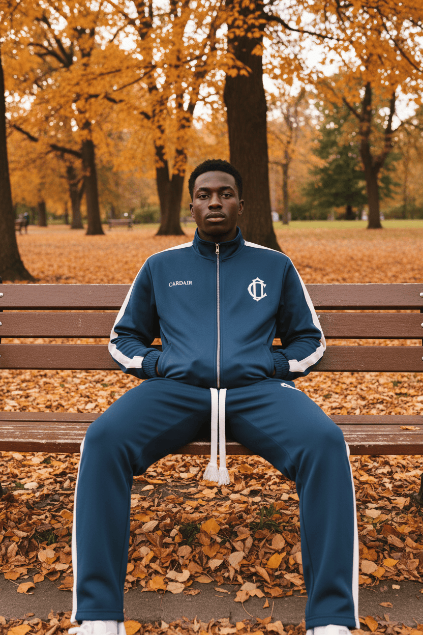 Cardair Club Emblem Track Pants - Navy