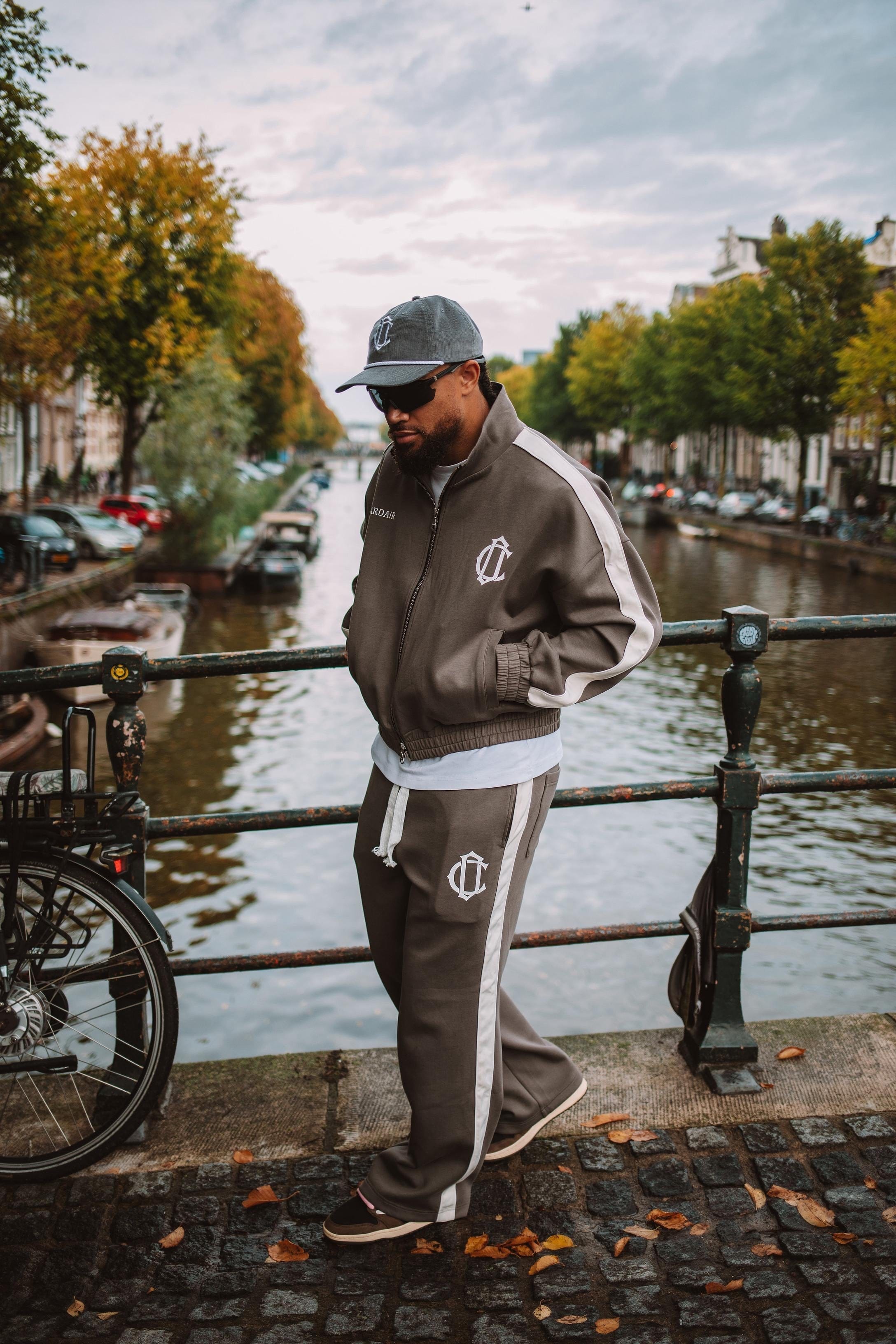 Cardair Club Emblem Track Pants - Storm