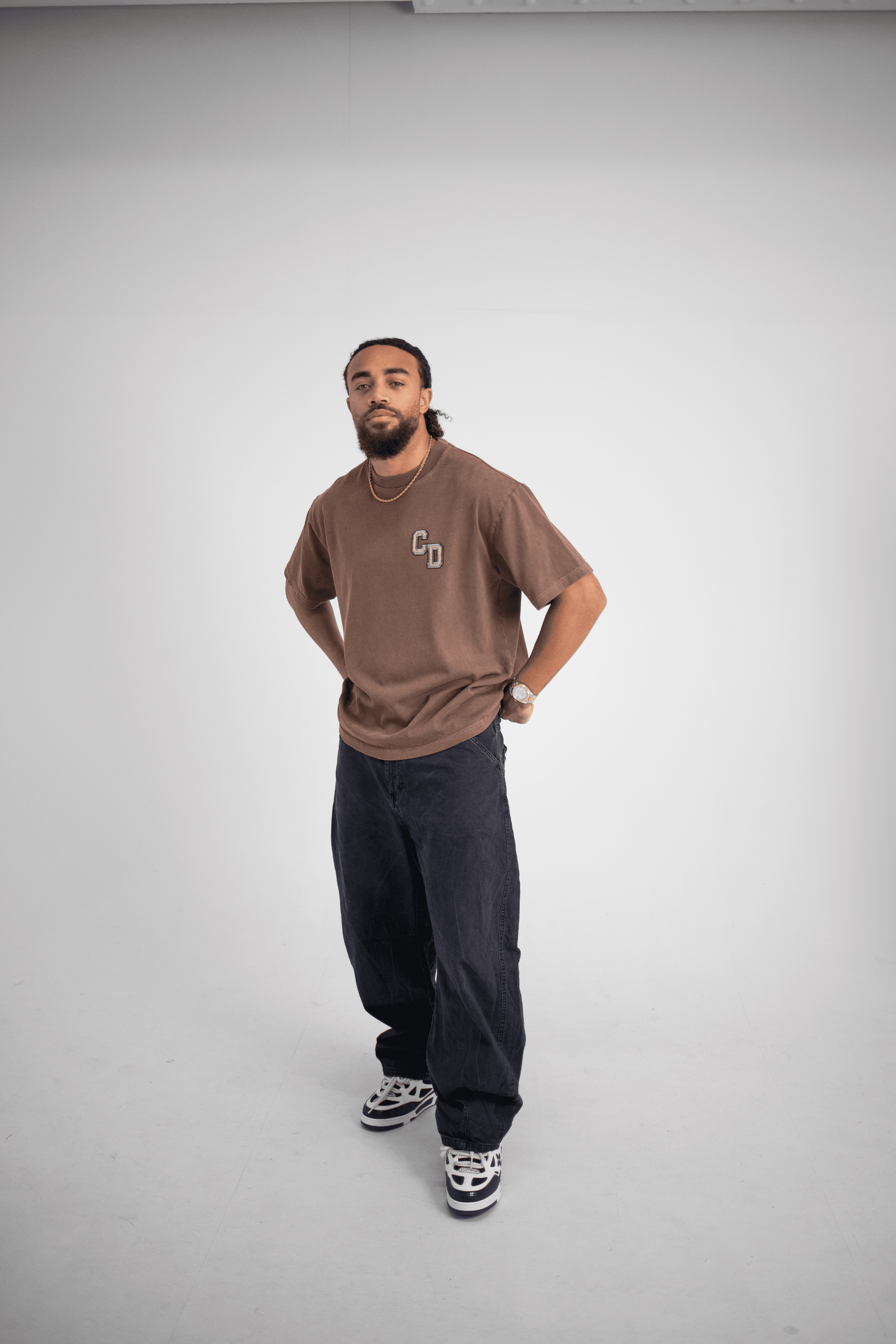 Cardair CD logo T shirt - Washed Mocha