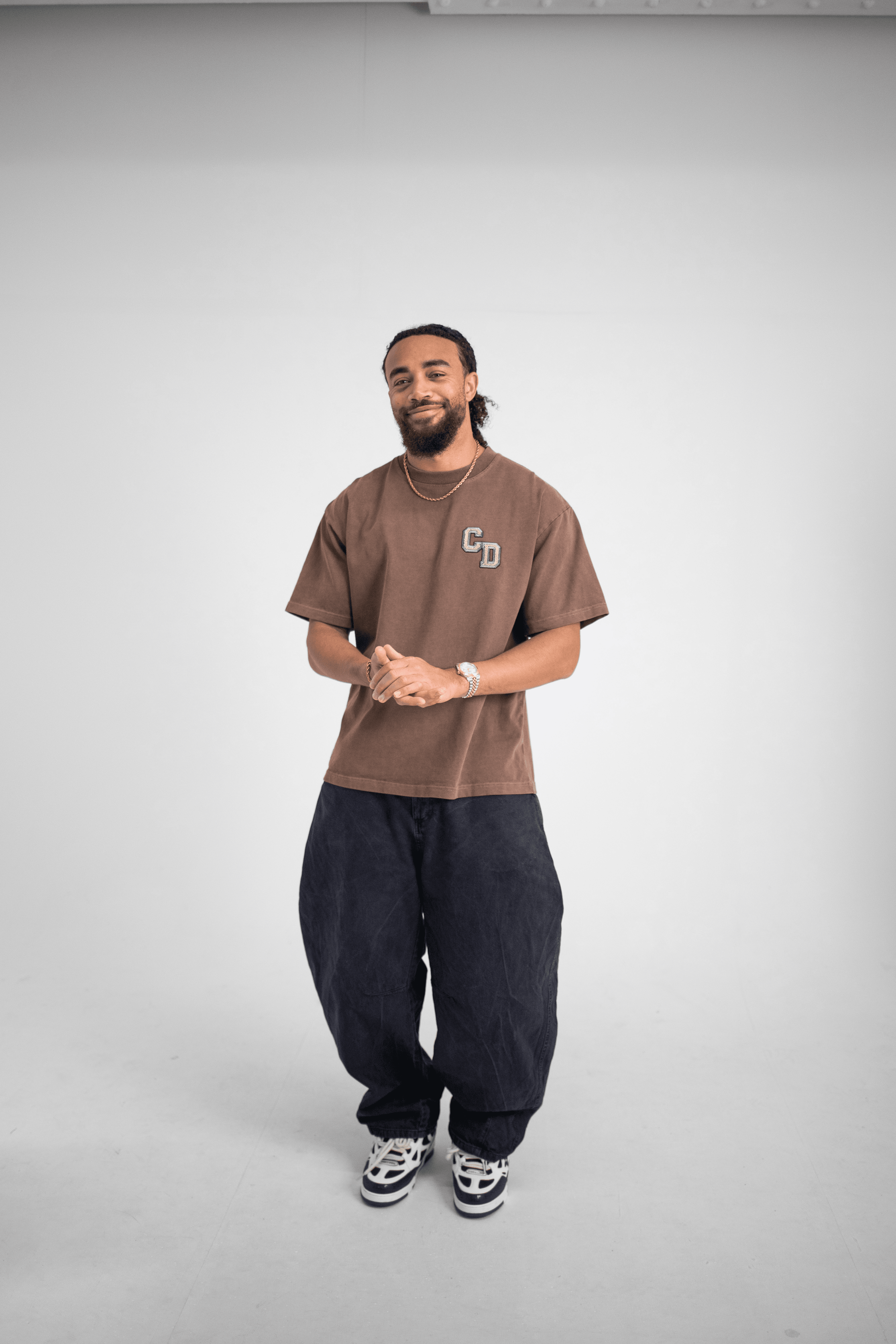 Cardair CD logo T shirt - Washed Mocha