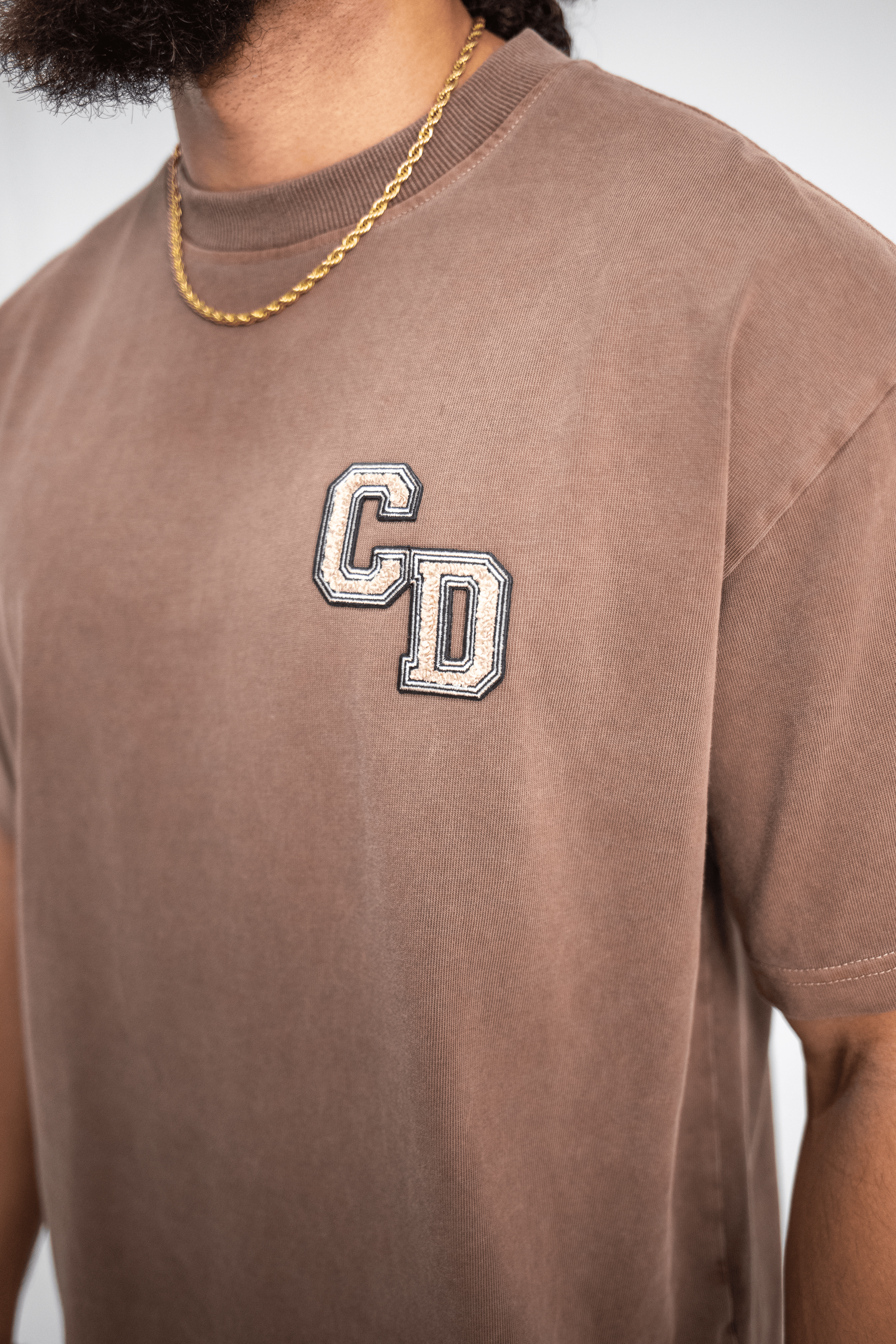 Cardair CD logo T shirt - Washed Mocha