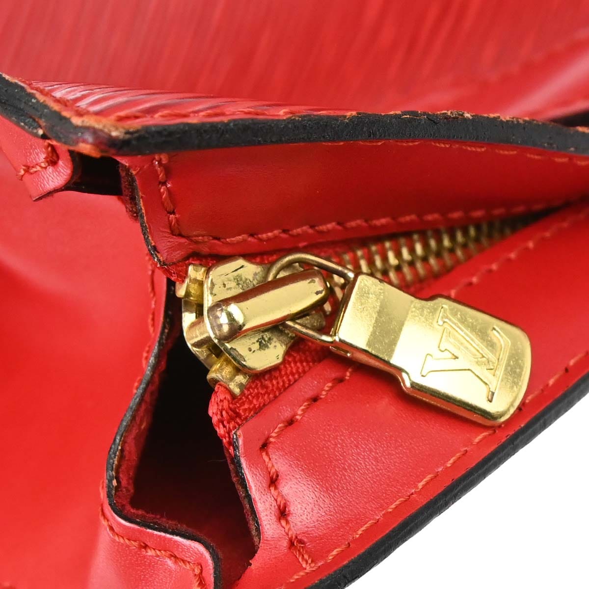 Louis Vuitton 1998 Red Epi Saint Jacques Tote Handbag M52277