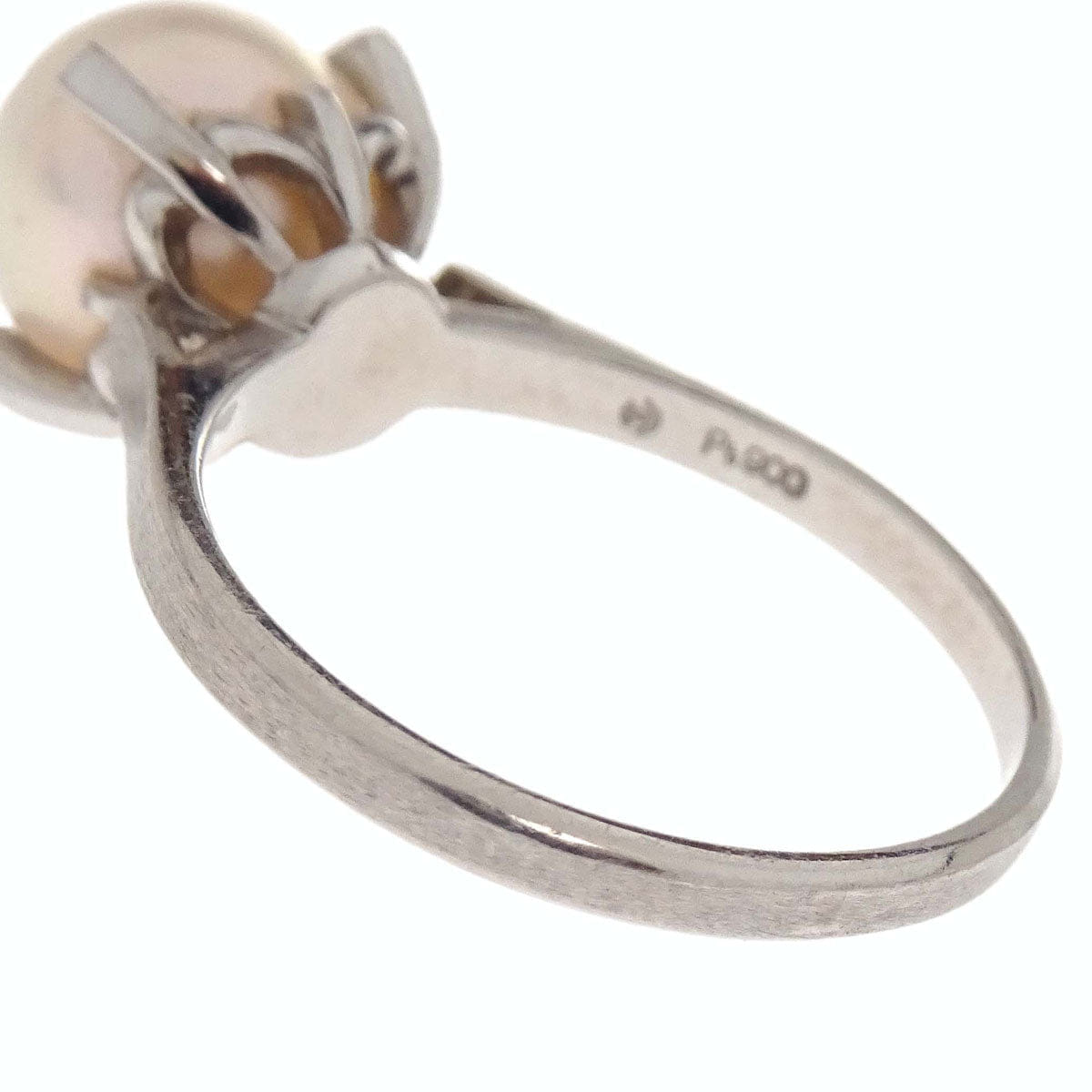 Other Brand Tasaki Ring Pt900 Pearl Silver #57 Jewelry