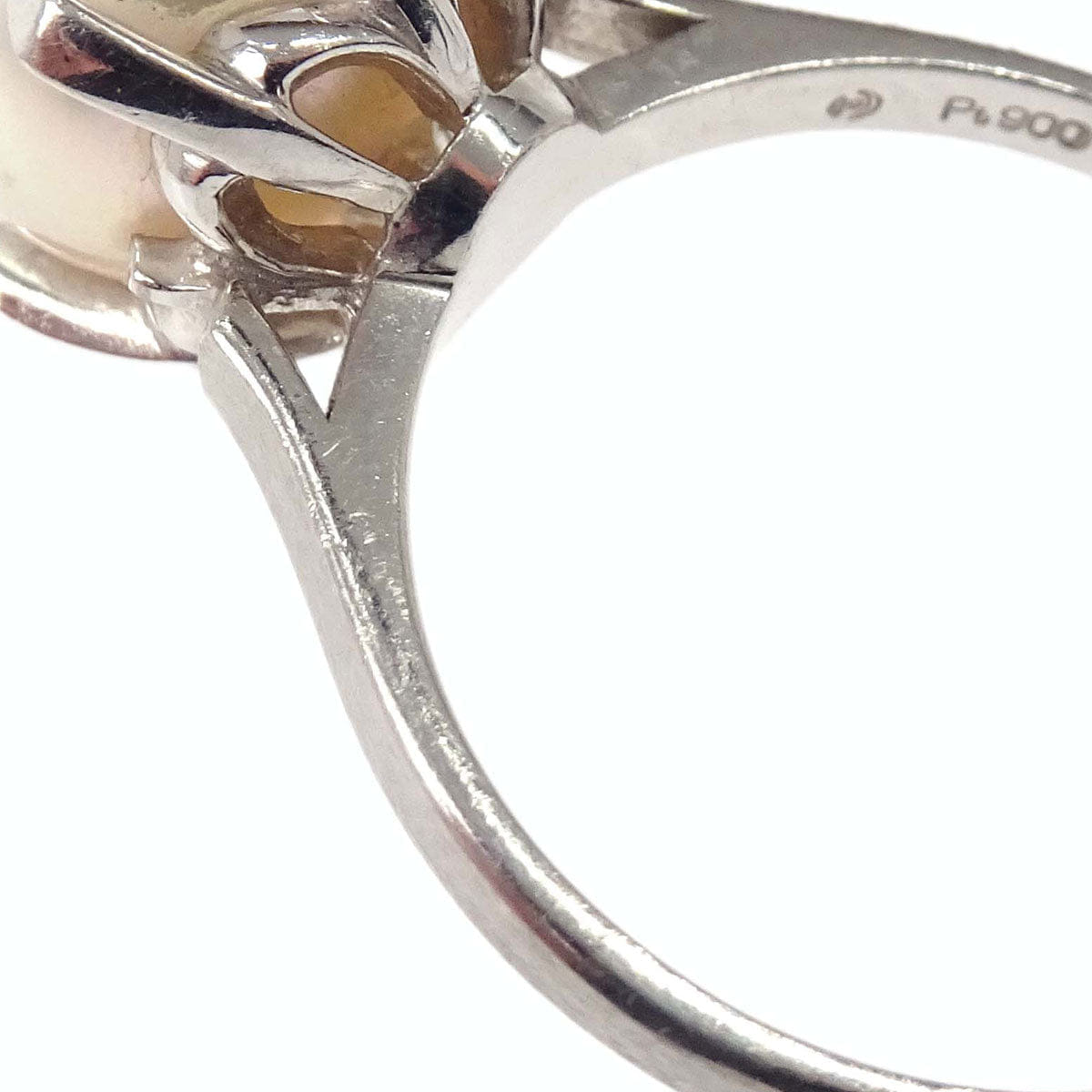 Other Brand Tasaki Ring Pt900 Pearl Silver #57 Jewelry