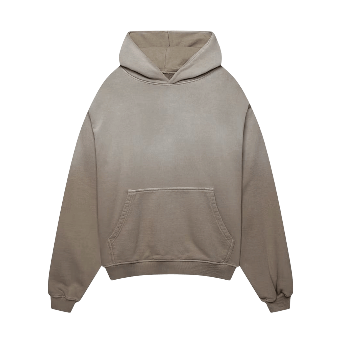 KAIZEN MARKET BLANK HEAVYWEIGHT FADE OUT HOODIE MOCHA
