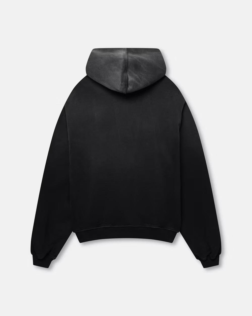 KAIZEN MARKET BLANK HEAVYWEIGHT FADE OUT HOODIE BLACK