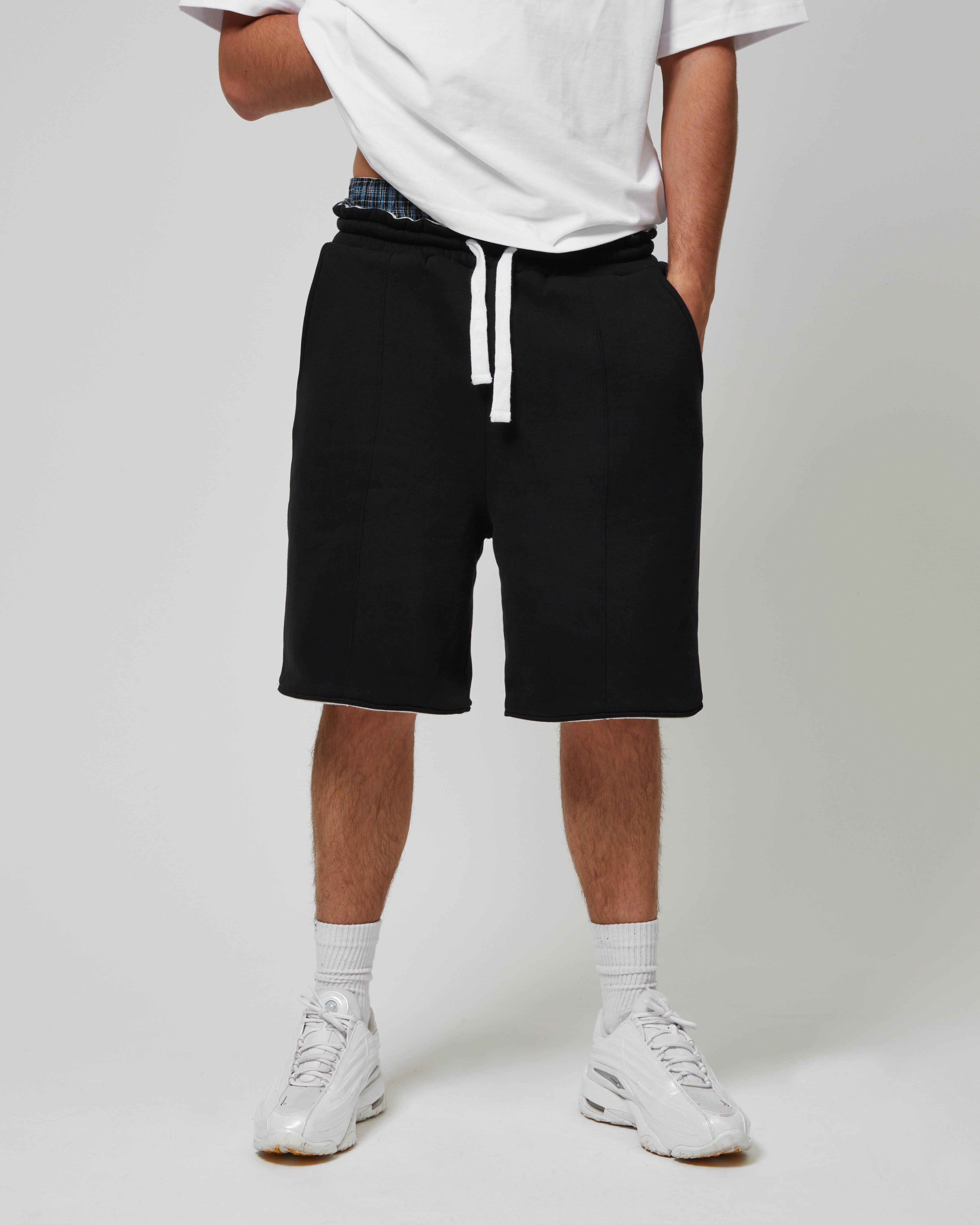 KAIZEN MARKET GREY/BLACK REVERSIBLE SHORTS