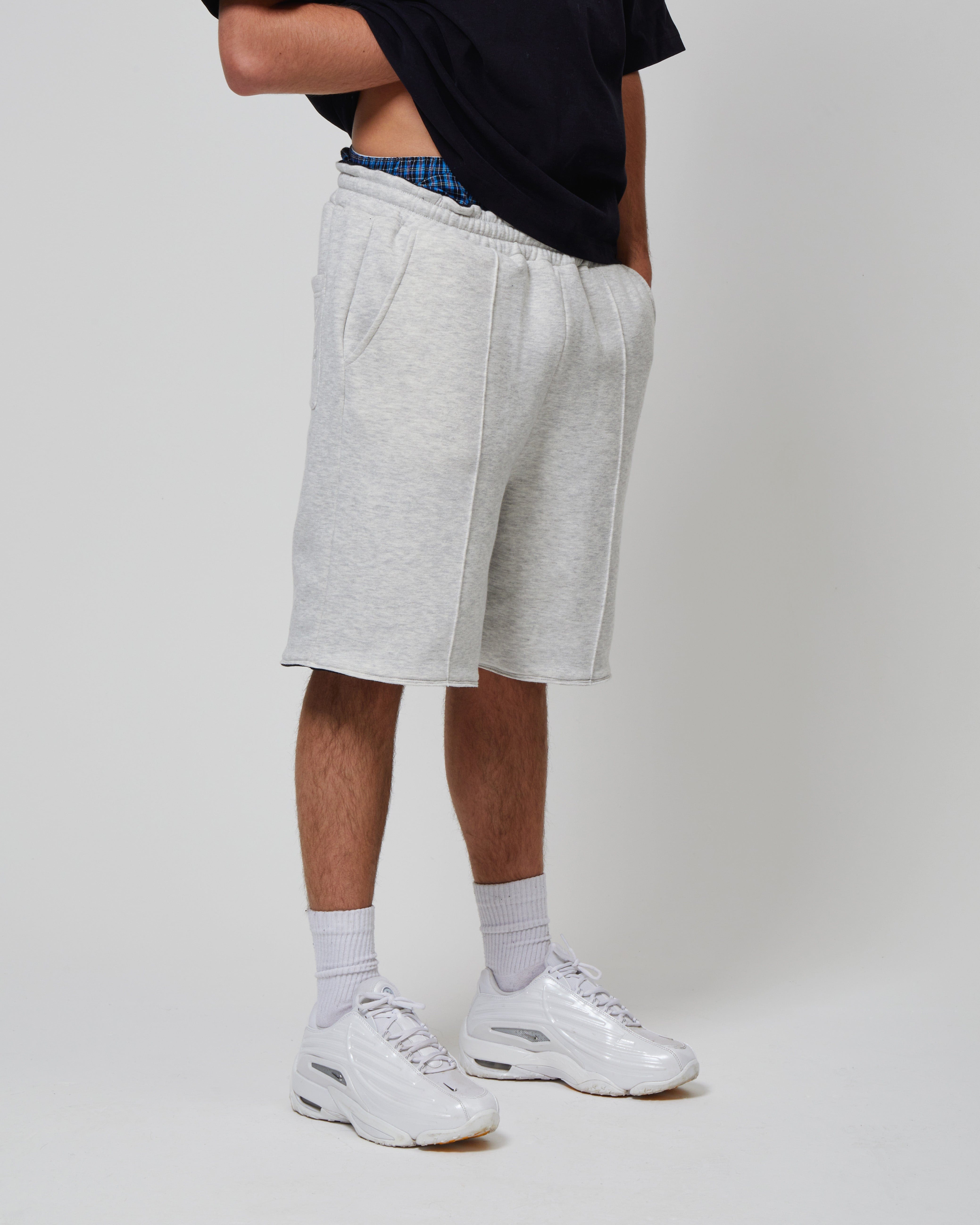KAIZEN MARKET GREY/BLACK REVERSIBLE SHORTS
