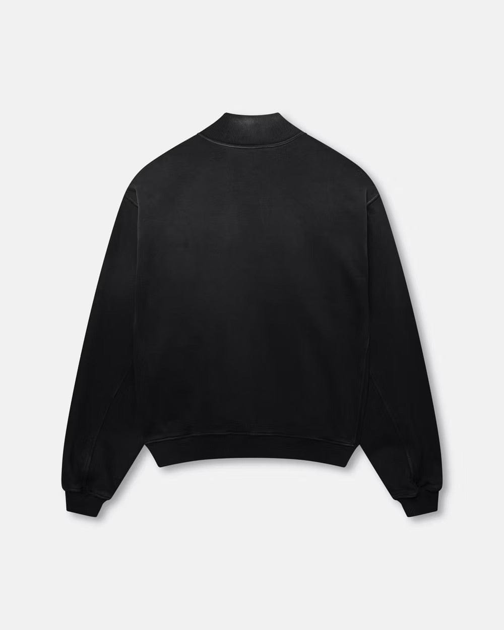 KAIZEN MARKET BLANK HEAVYWEIGHT FADE OUT BOMBER JACKET BLACK