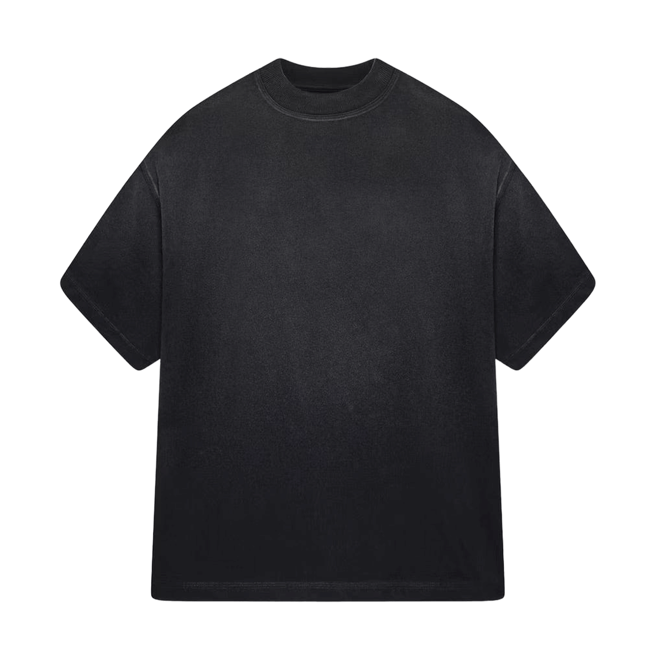 KAIZEN MARKET BLANK HEAVYWEIGHT FADE OUT TEE BLACK