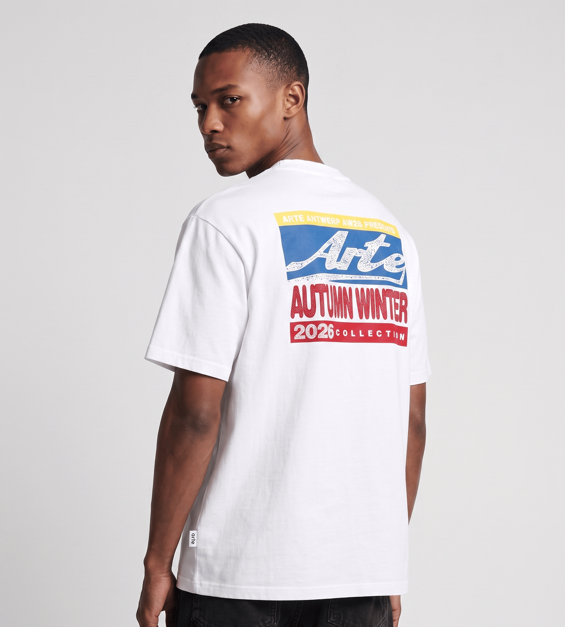 Arte Antwerp Mural T-shirt White