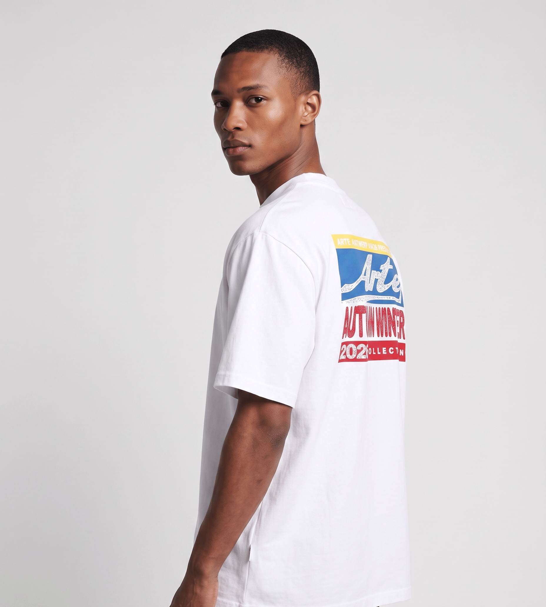 Arte Antwerp Mural T-shirt White
