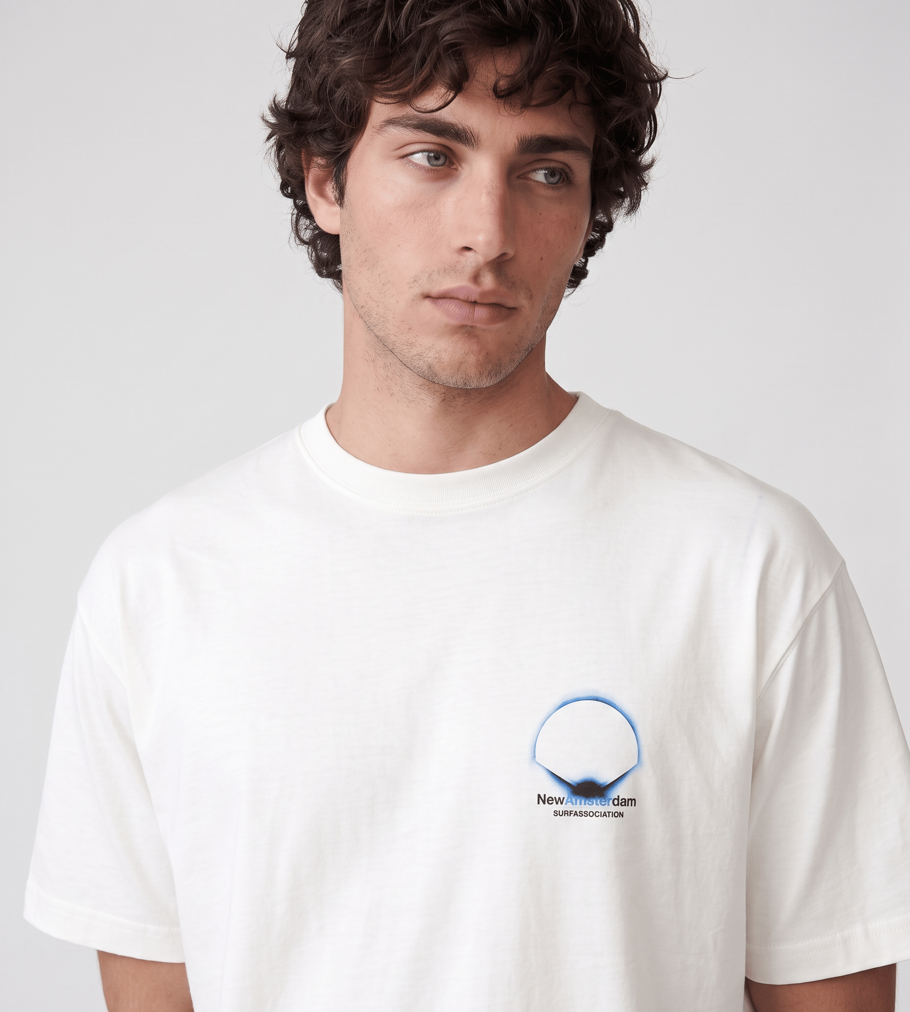New Amsterdam Surf Association Eclipse Tee White