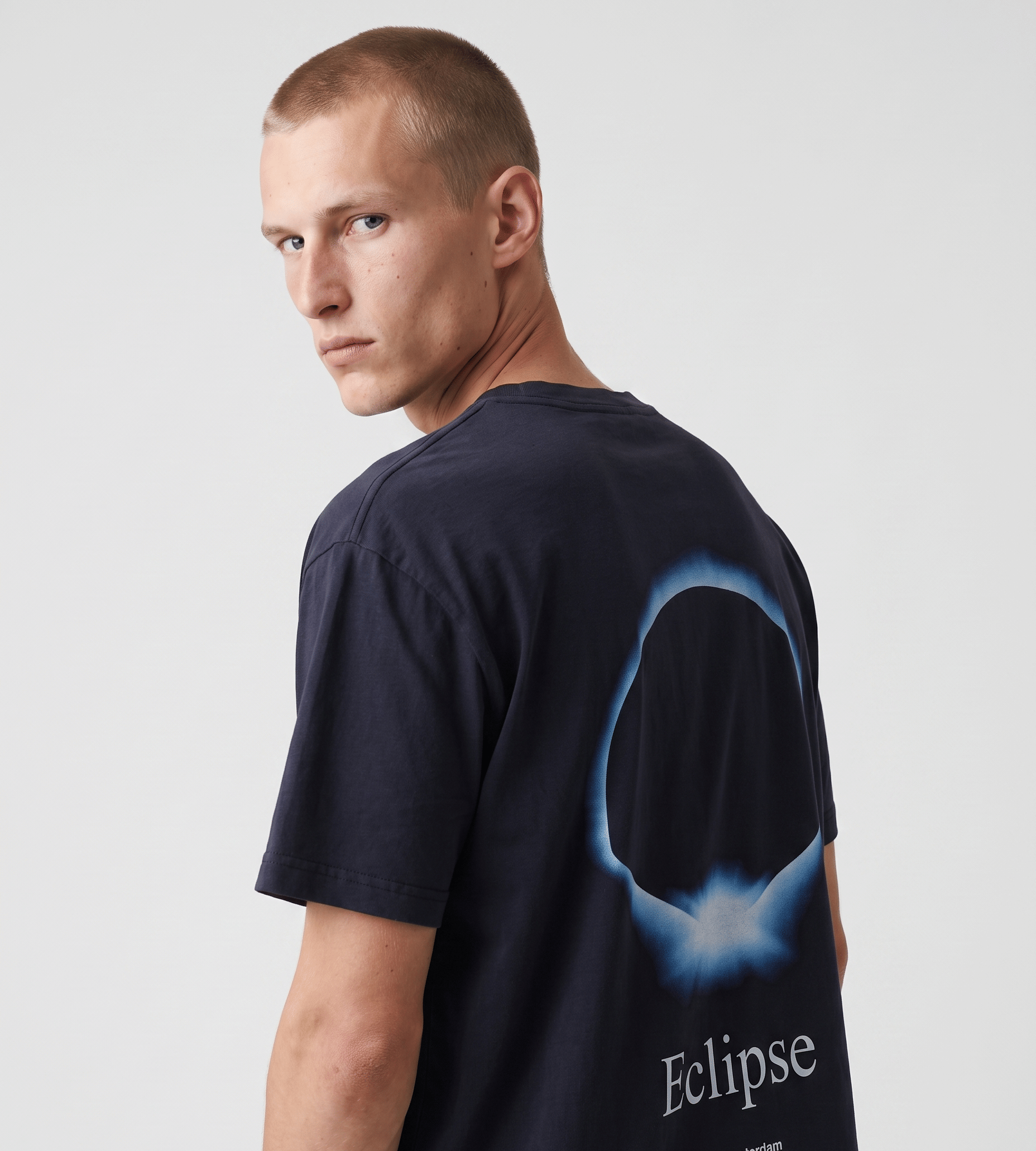 New Amsterdam Surf Association Eclipse Tee Night Sky