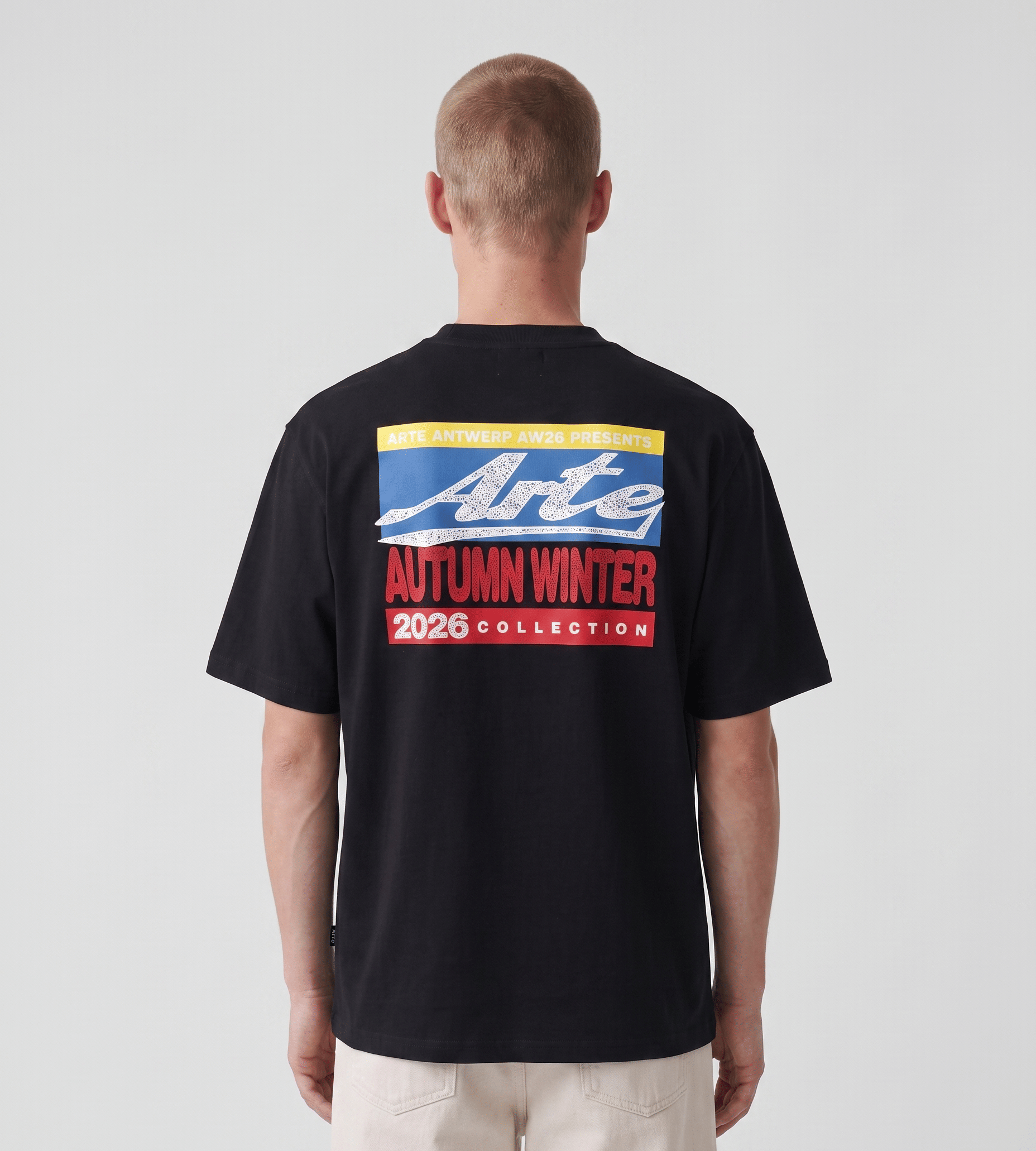 Arte Antwerp Mural T-shirt Black