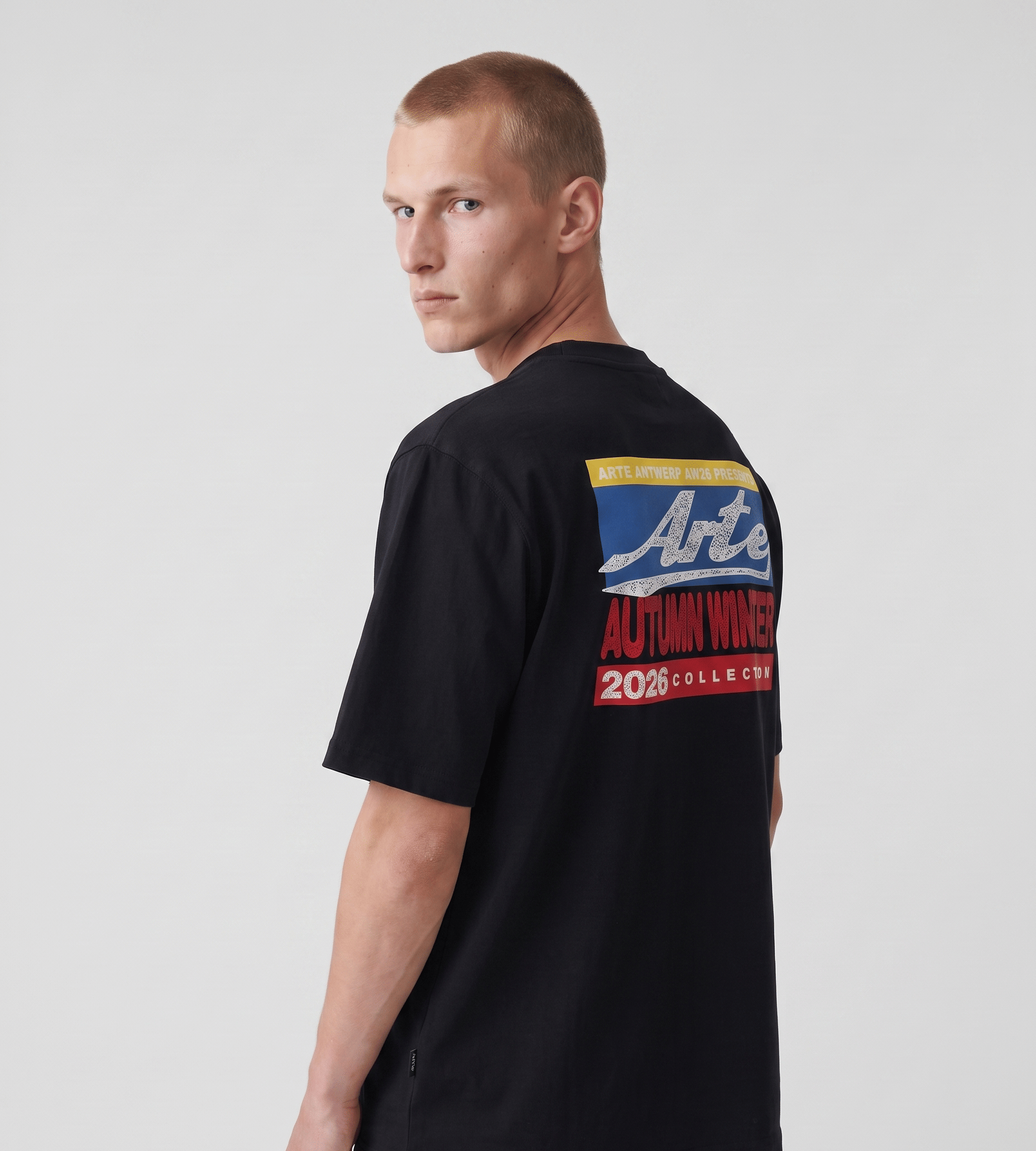 Arte Antwerp Mural T-shirt Black
