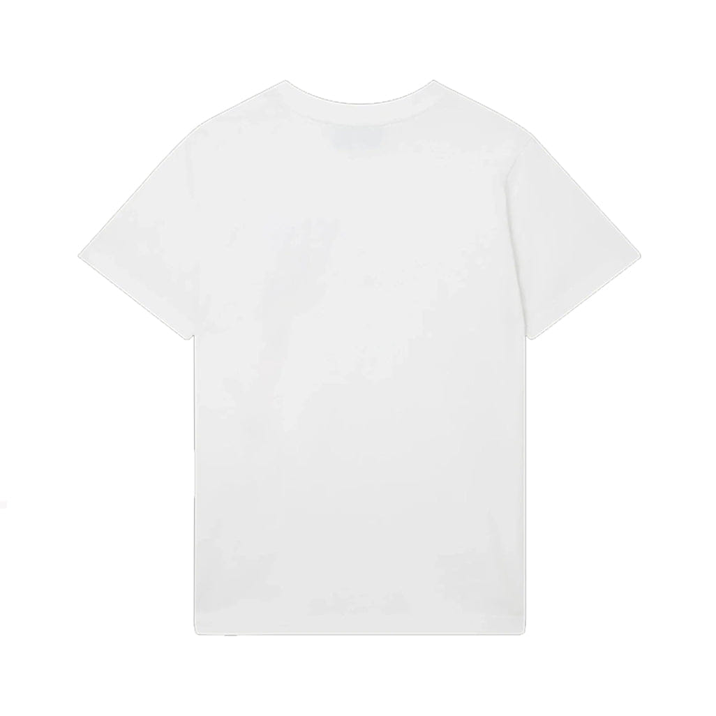 Burberry Oversized Logo-Print Cotton-Jersey T-Shirt White