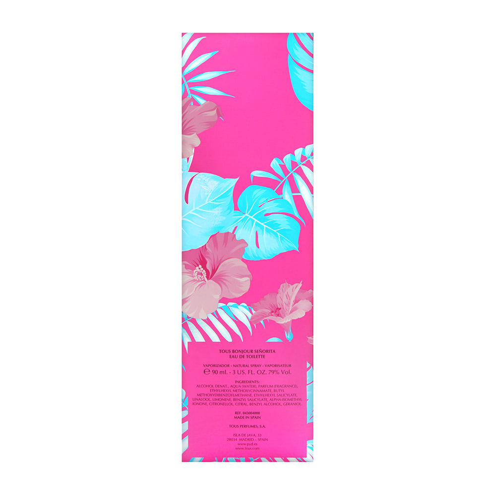 Tous Bonjour Senorita by Tous Perfumes for Women 3.0 oz Eau de Toilette Spray