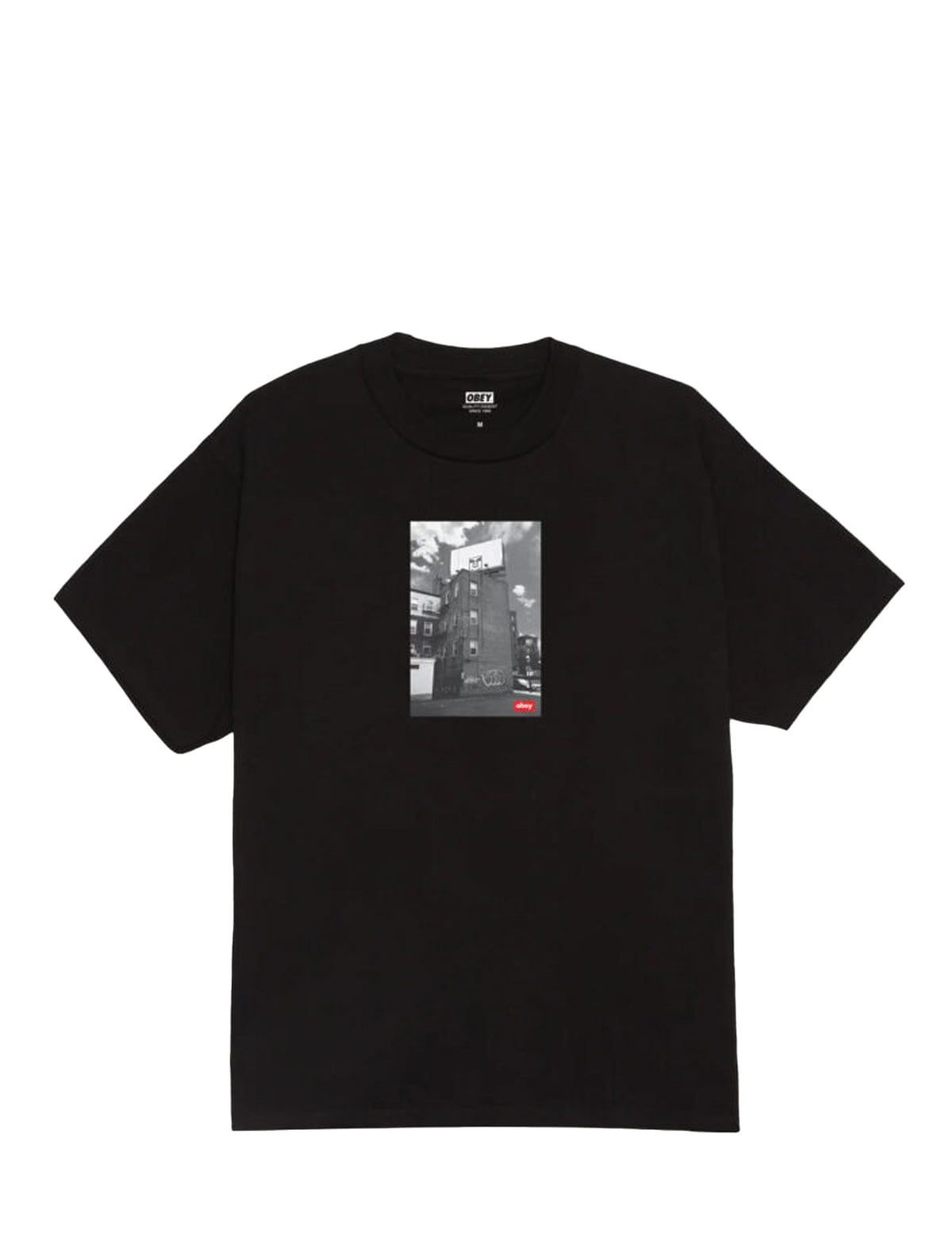 Obey Boston Billboard T-Shirt Black