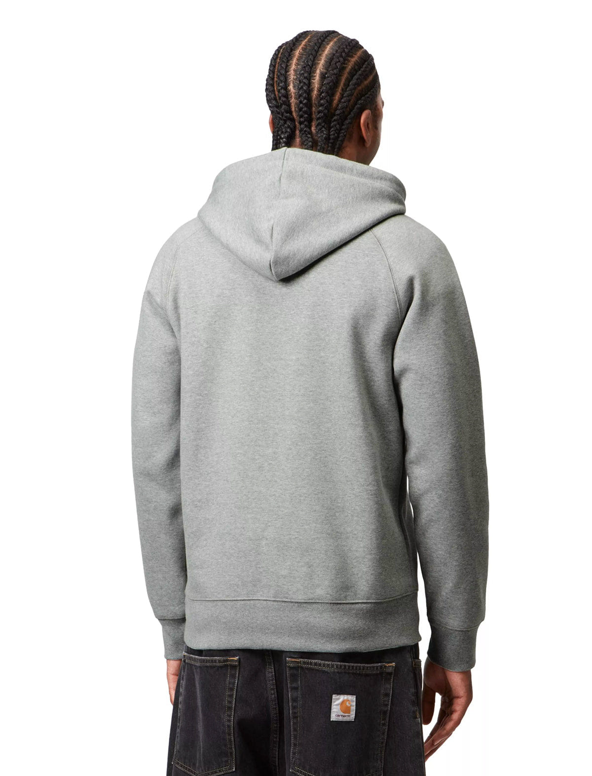 Carhartt WIP Chase Hoodie Heather Grey/Gold