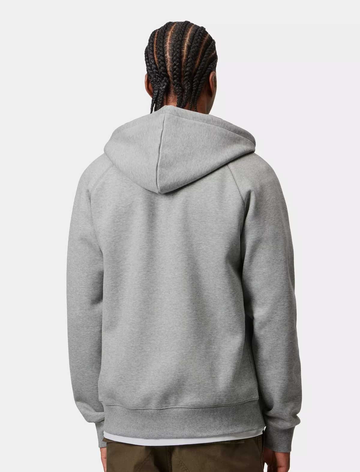 Carhartt WIP Hooded Chase Jacket Grey Heather/Gold