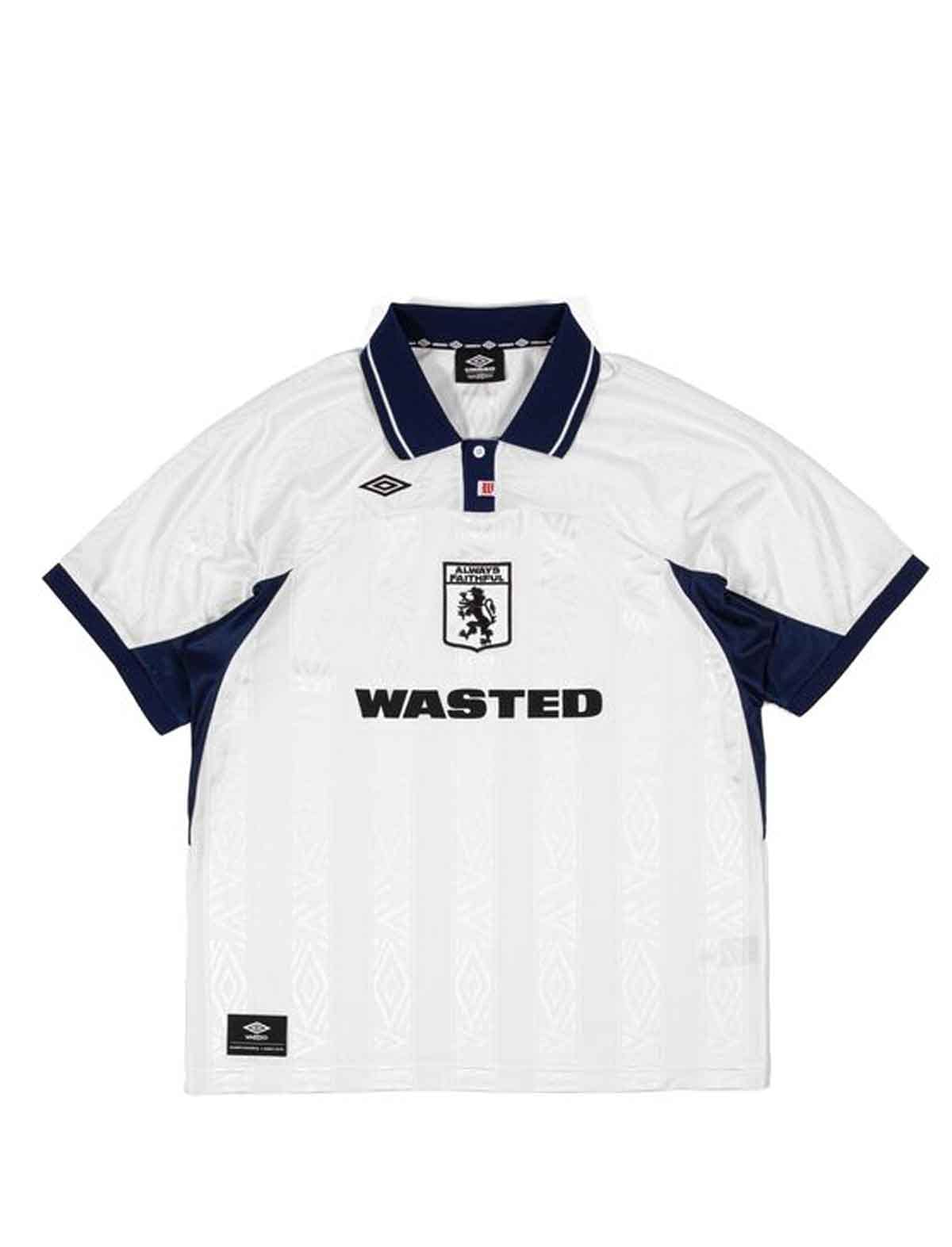 Wasted Paris x Umbro Football Jersey White/Blue