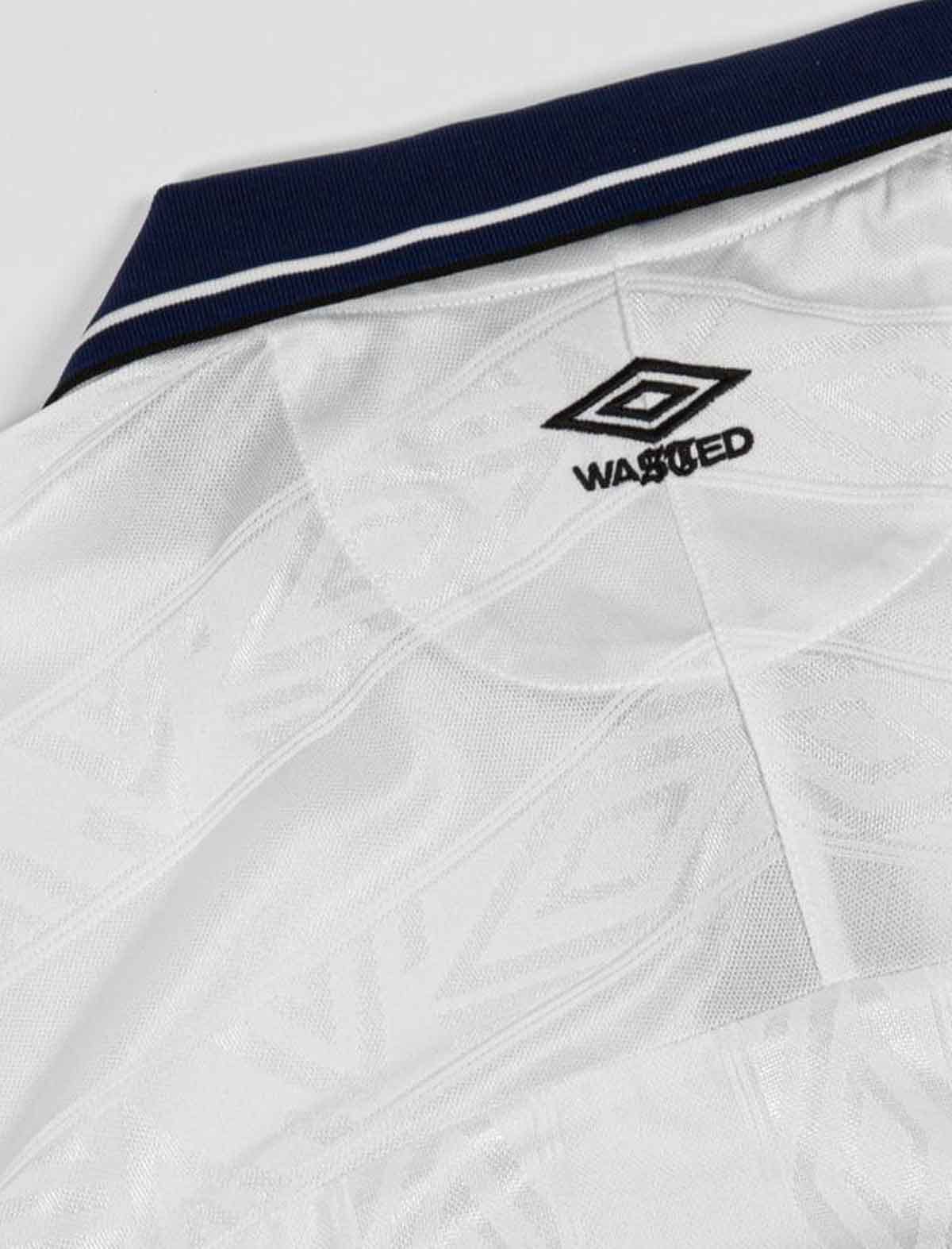 Wasted Paris x Umbro Football Jersey White/Blue