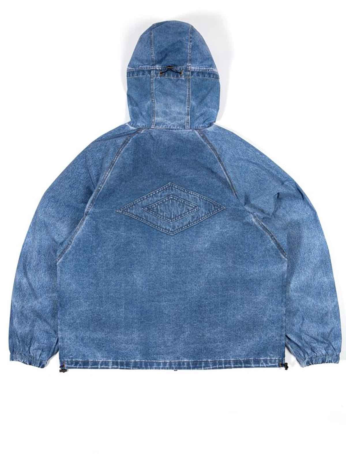 Wasted Paris x Umbro Trompe L'Oel Windbreaker Jacket Washed Blue