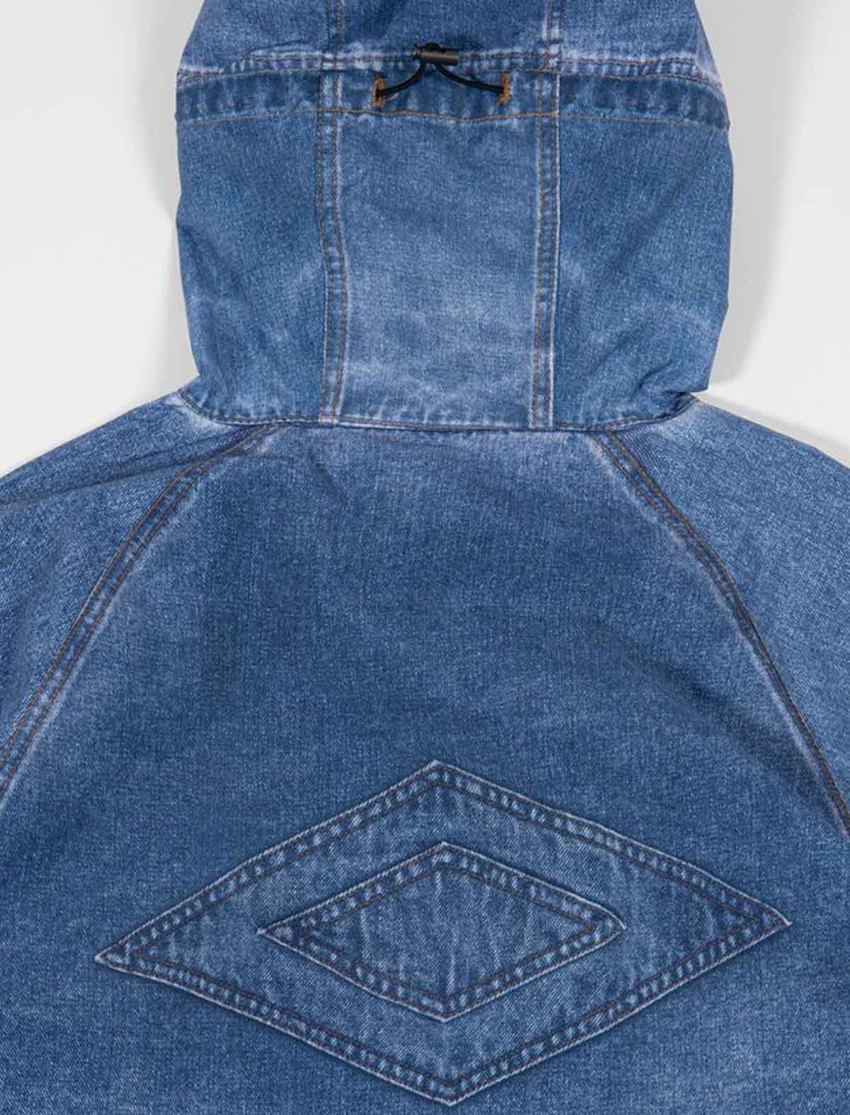 Wasted Paris x Umbro Trompe L'Oel Windbreaker Jacket Washed Blue