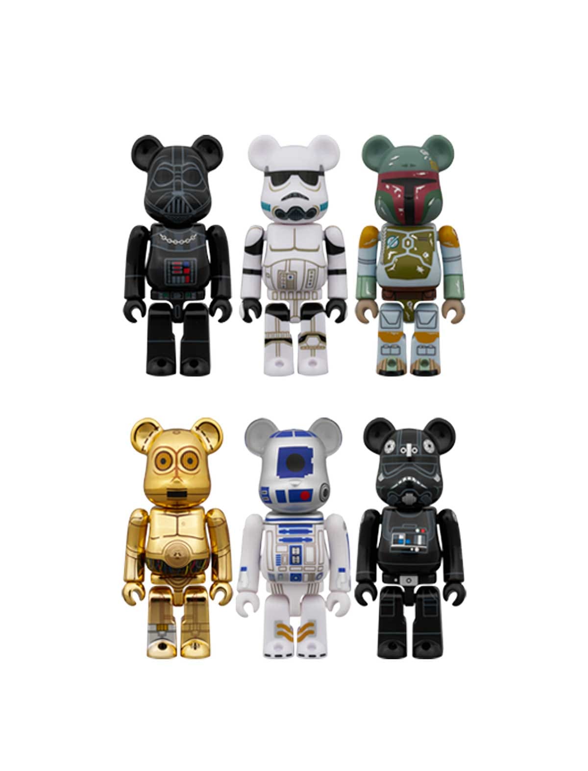Medicom Bearbrick Chase Star Wars 100% Blind Box