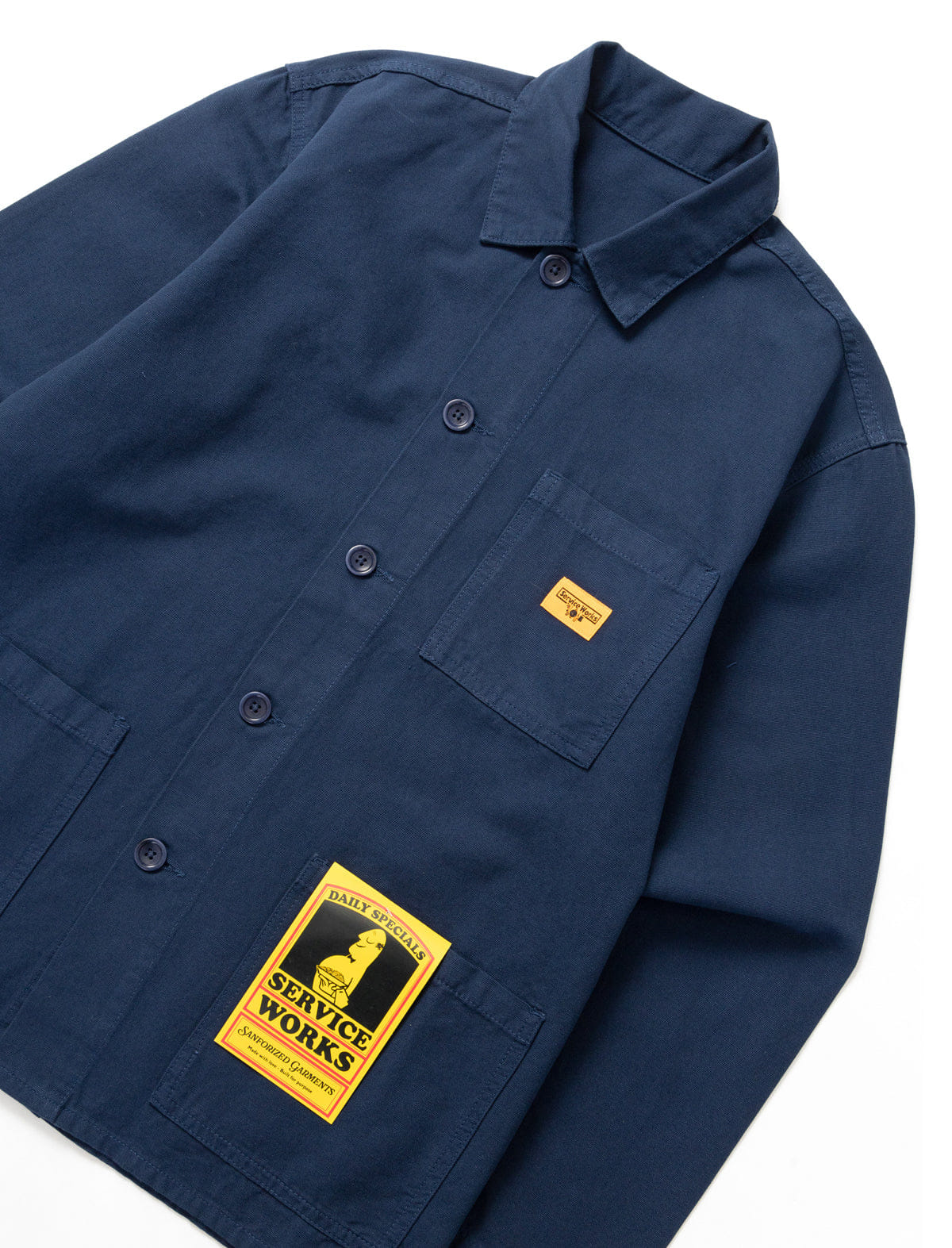 Service Works Canvas Chore Shirt Navy