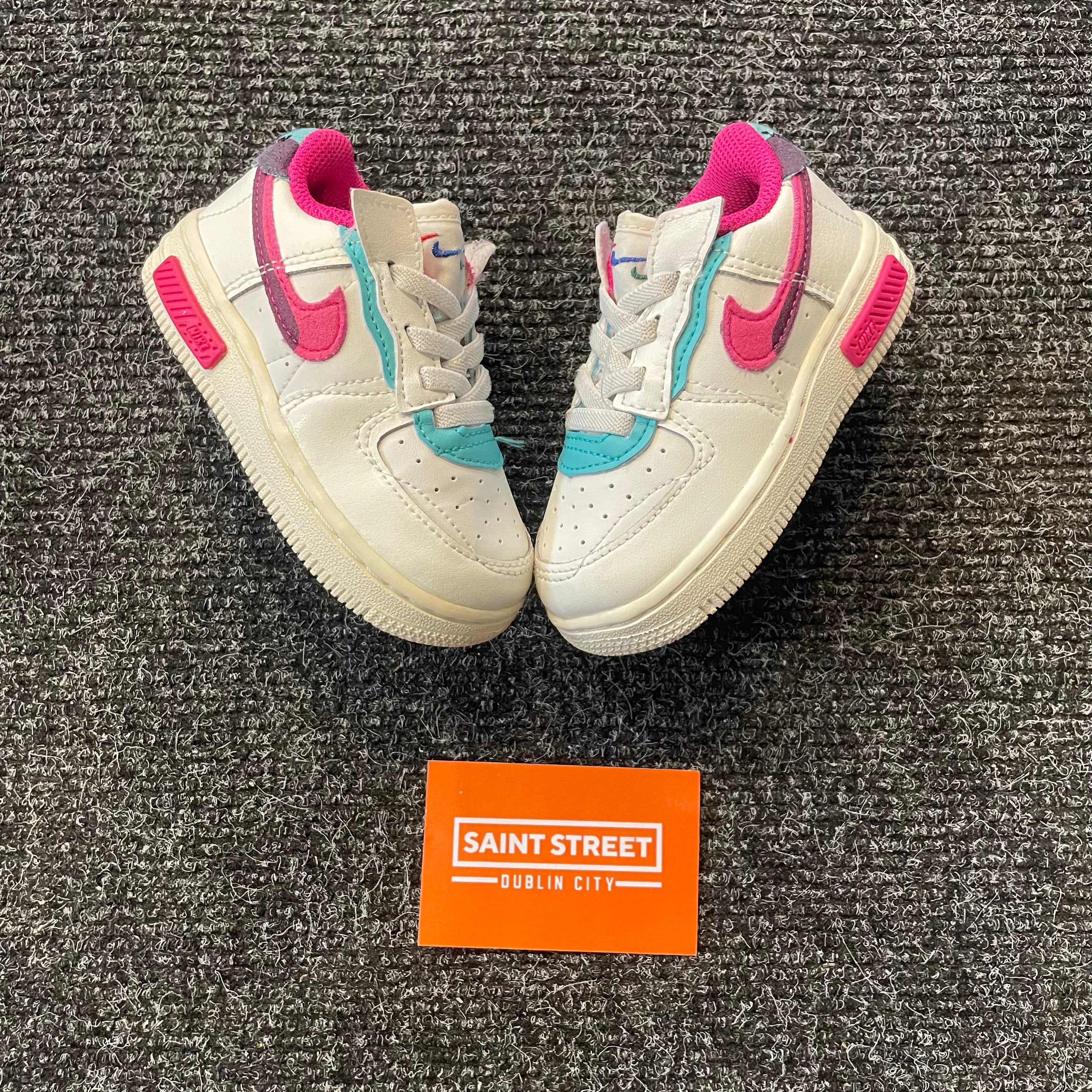 Nike AF1 Low White/Pink (TD)