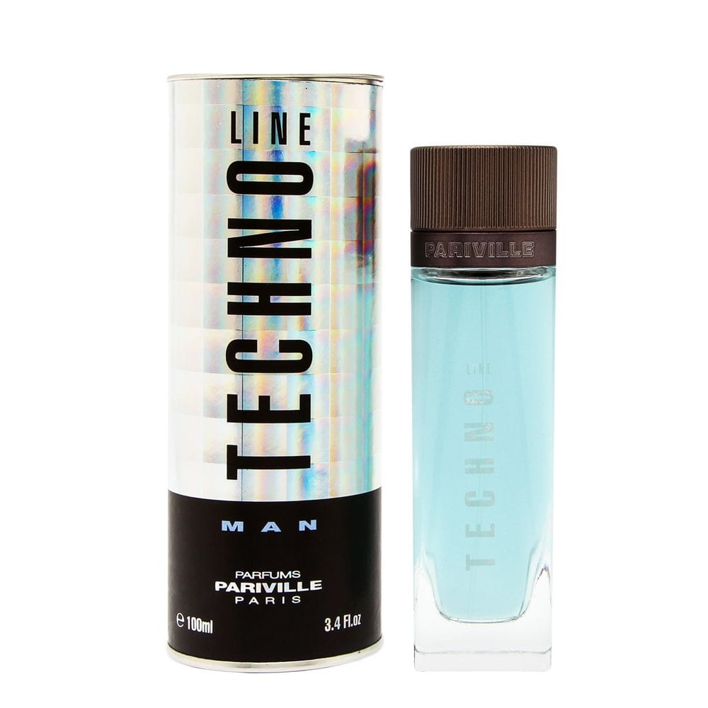 Parfums Pariville Techno Line Man by Parfums Pariville 3.4 oz Eau de Parfum Spray