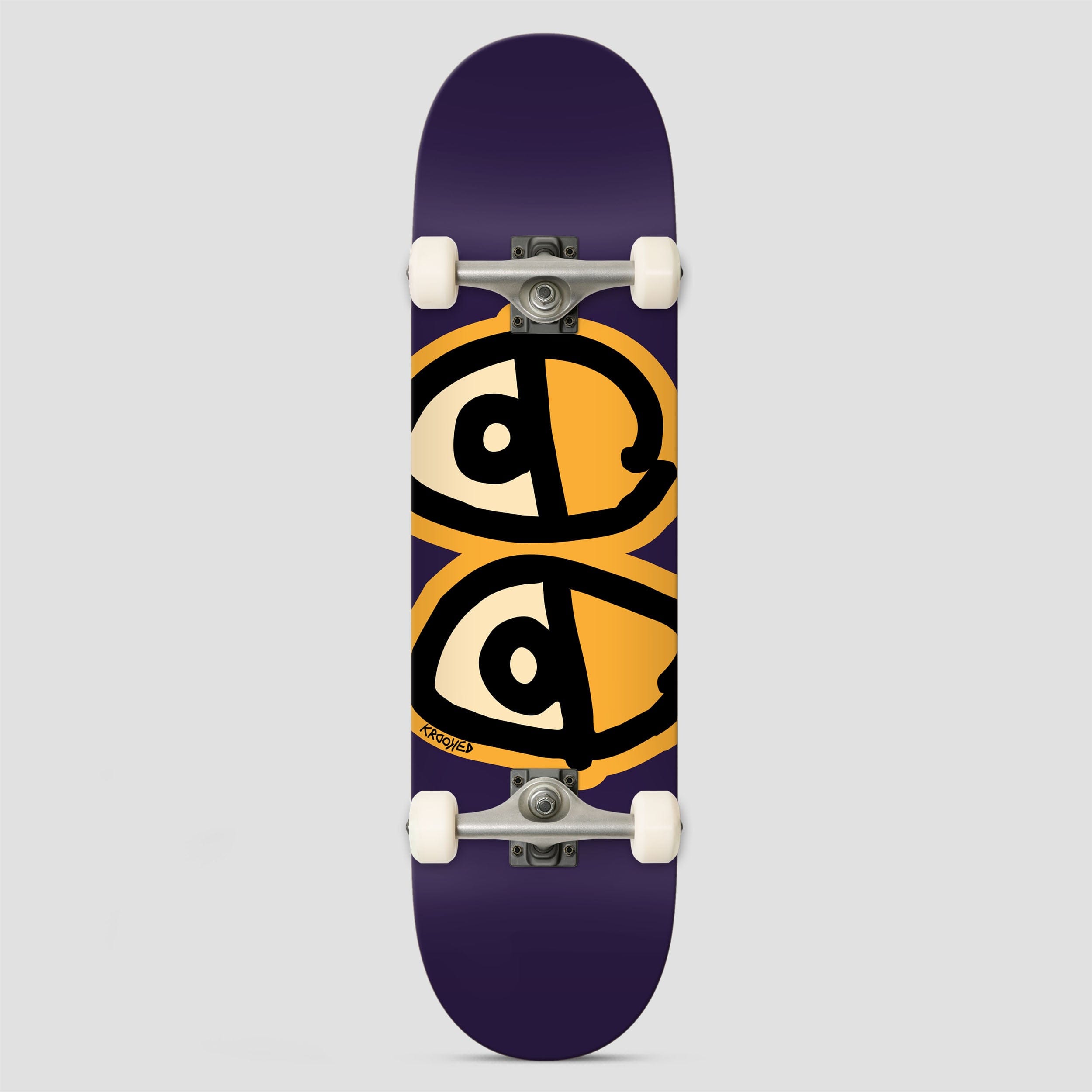 Krooked 8.25 Glow Eyes Complete Skateboard
