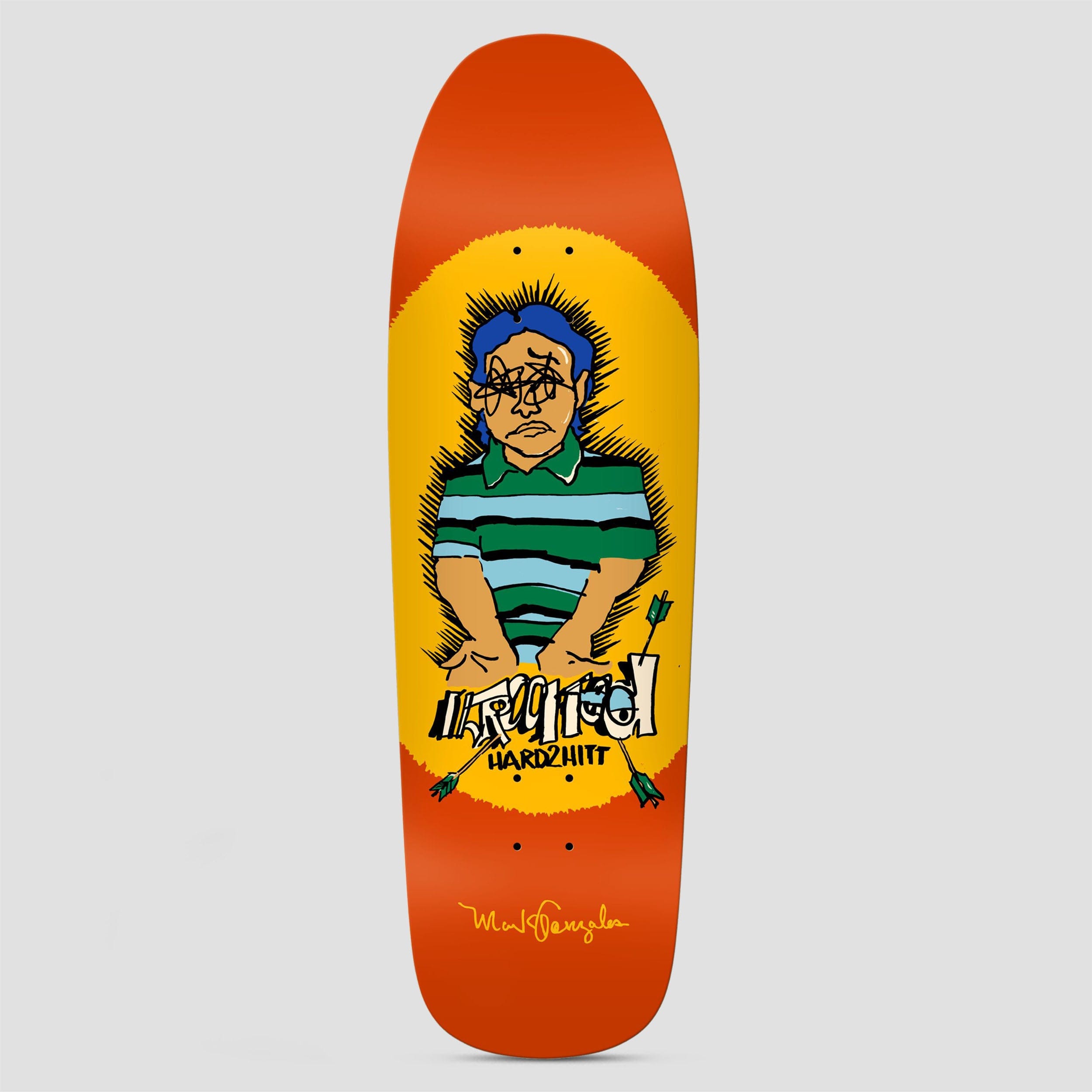 Krooked 9.81 Gonz Hard2hitt Skateboard Deck