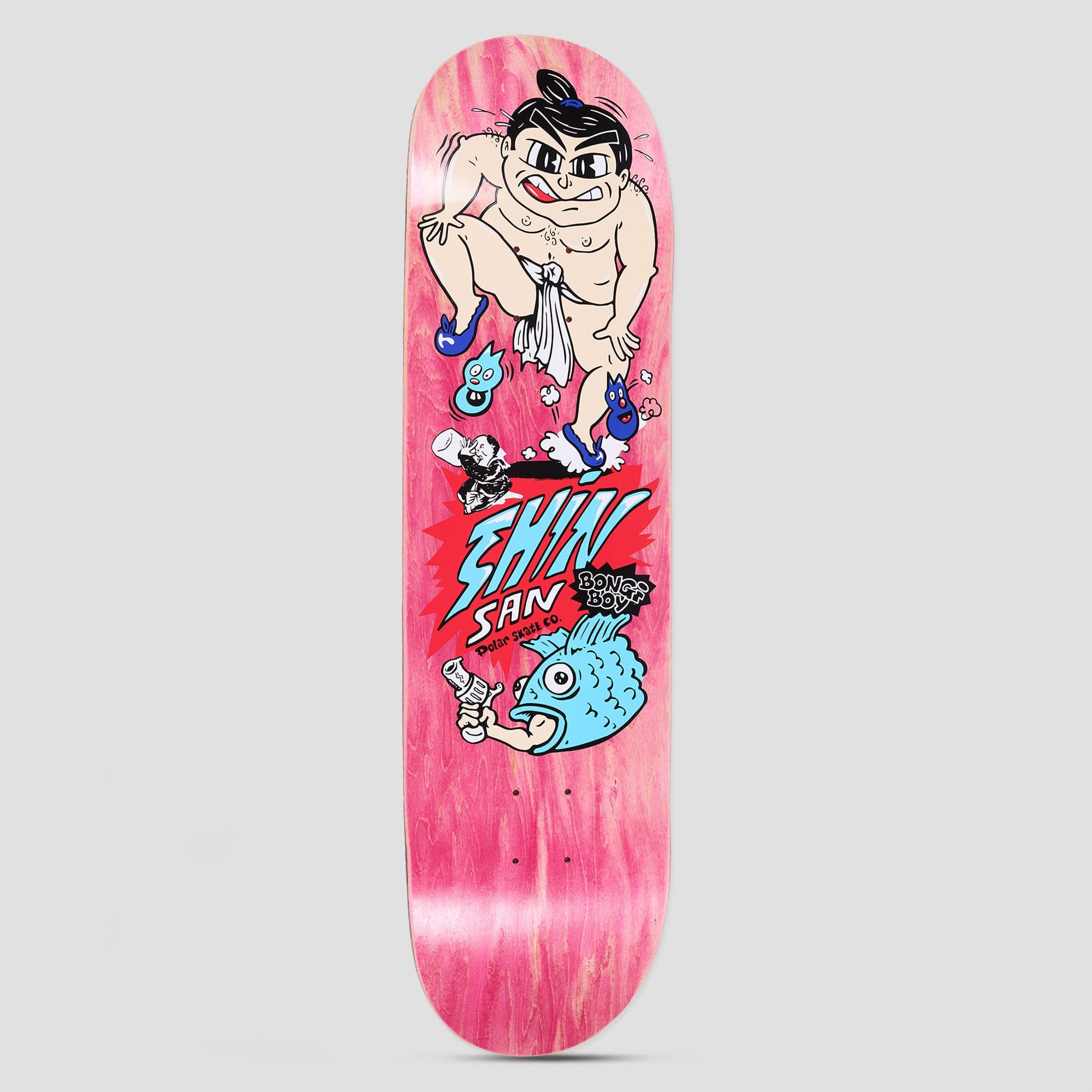 Polar 8.5 Shin Sanbongi Bongi Boy Skateboard Deck Pink