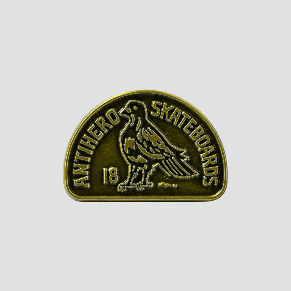 Anti Hero Clubhouse Lapel Pin Antique Bronze