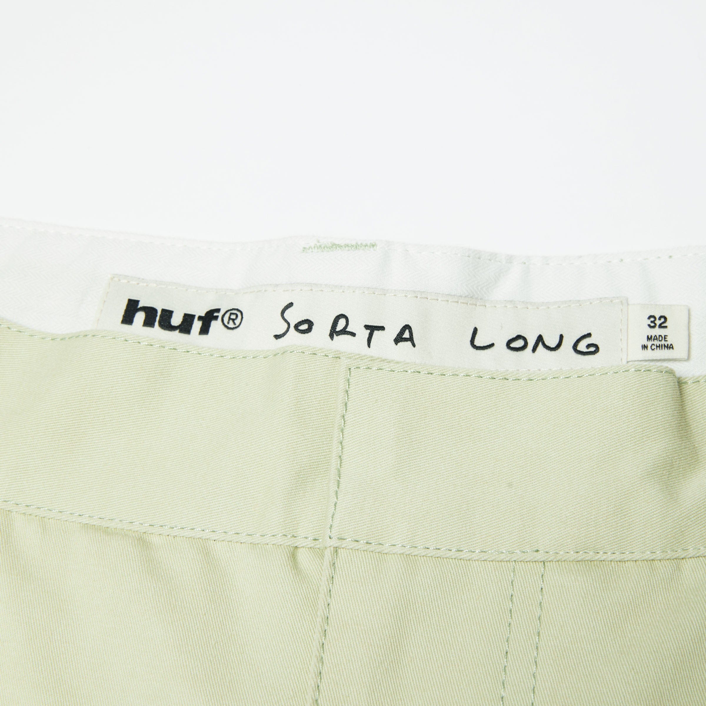 HUF Sorta Long Chino Short Seafoam