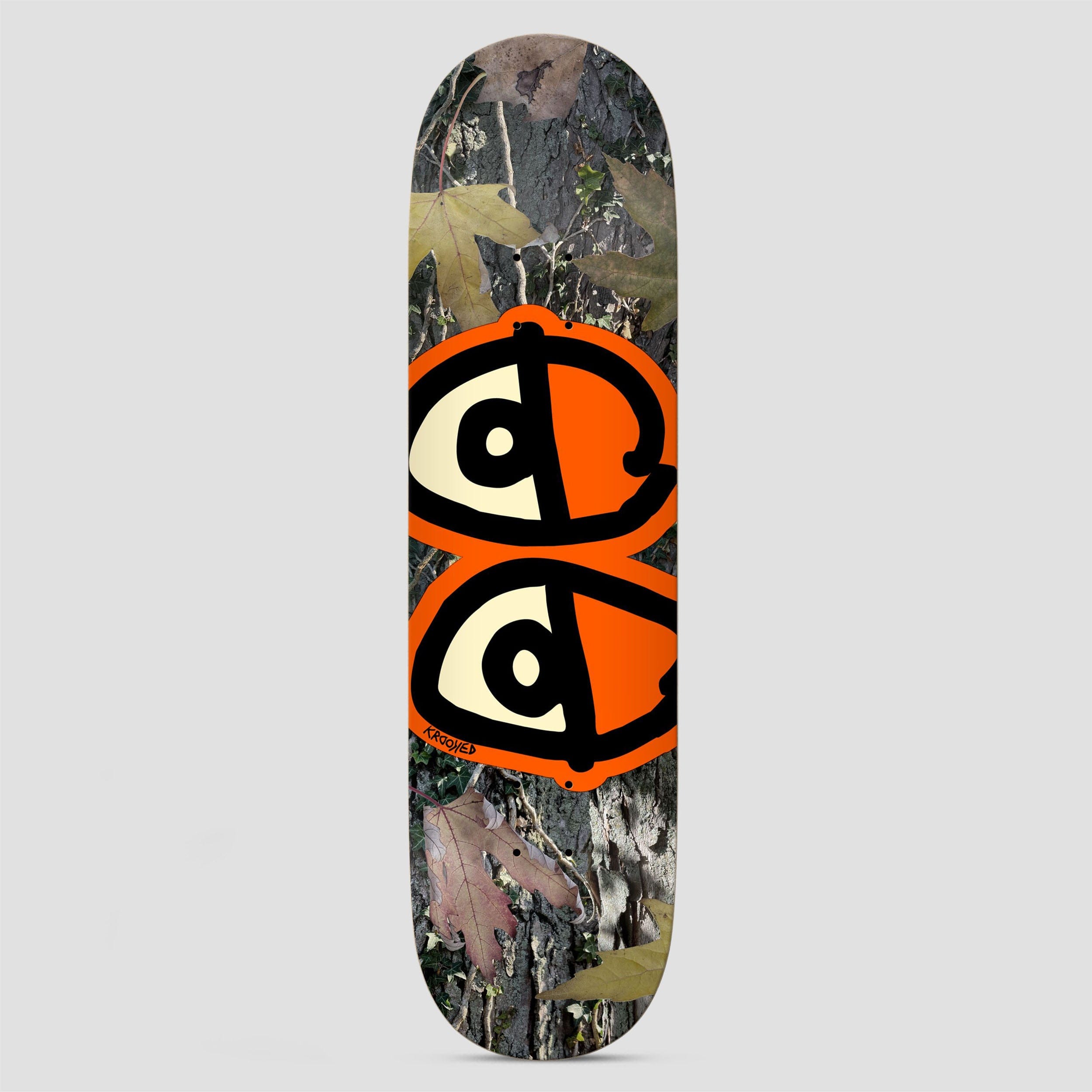 Krooked 8.25 Team Eyes Skateboard Deck Camo
