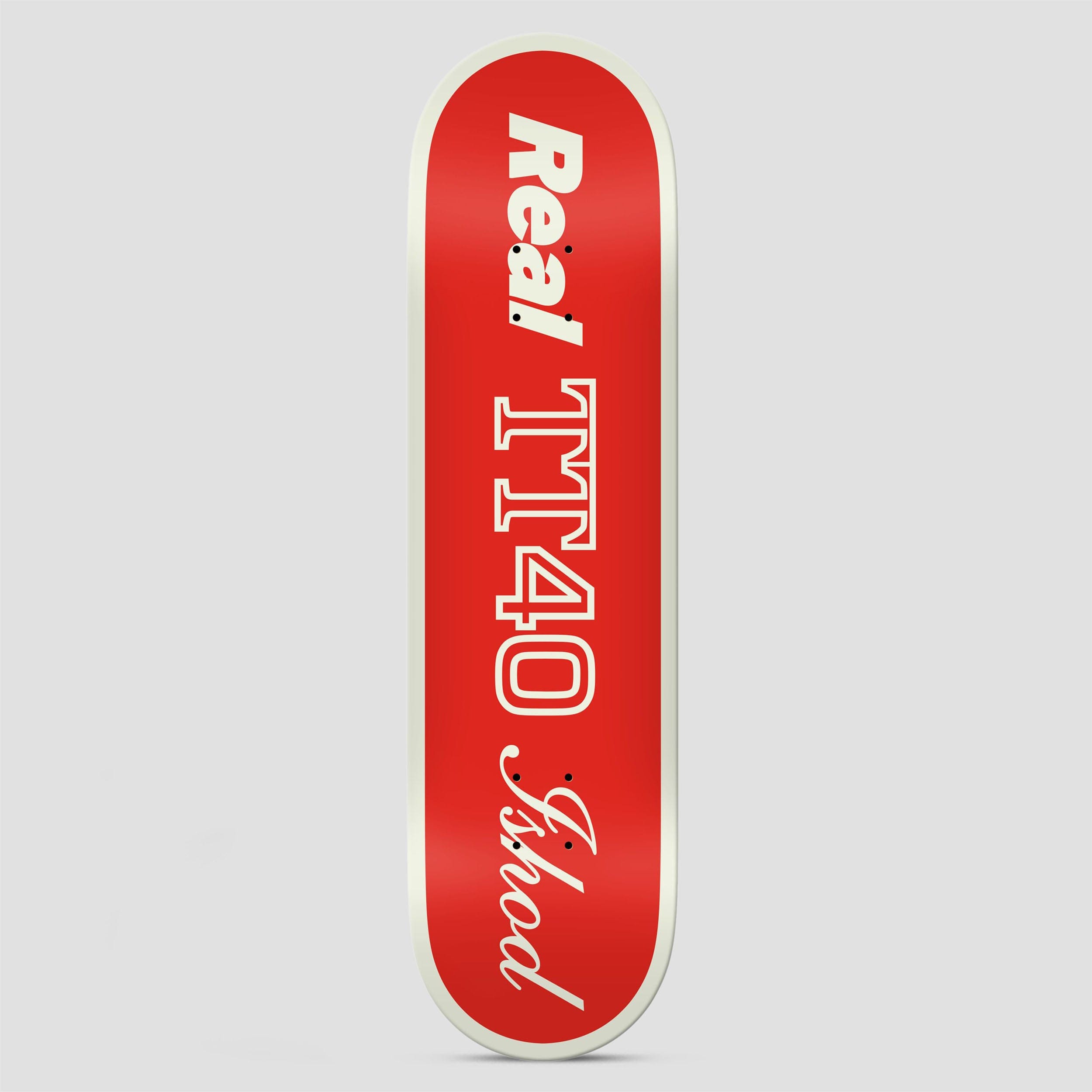 Real 8.5 Ishod Shape Code Twin Tail Red Skateboard Deck