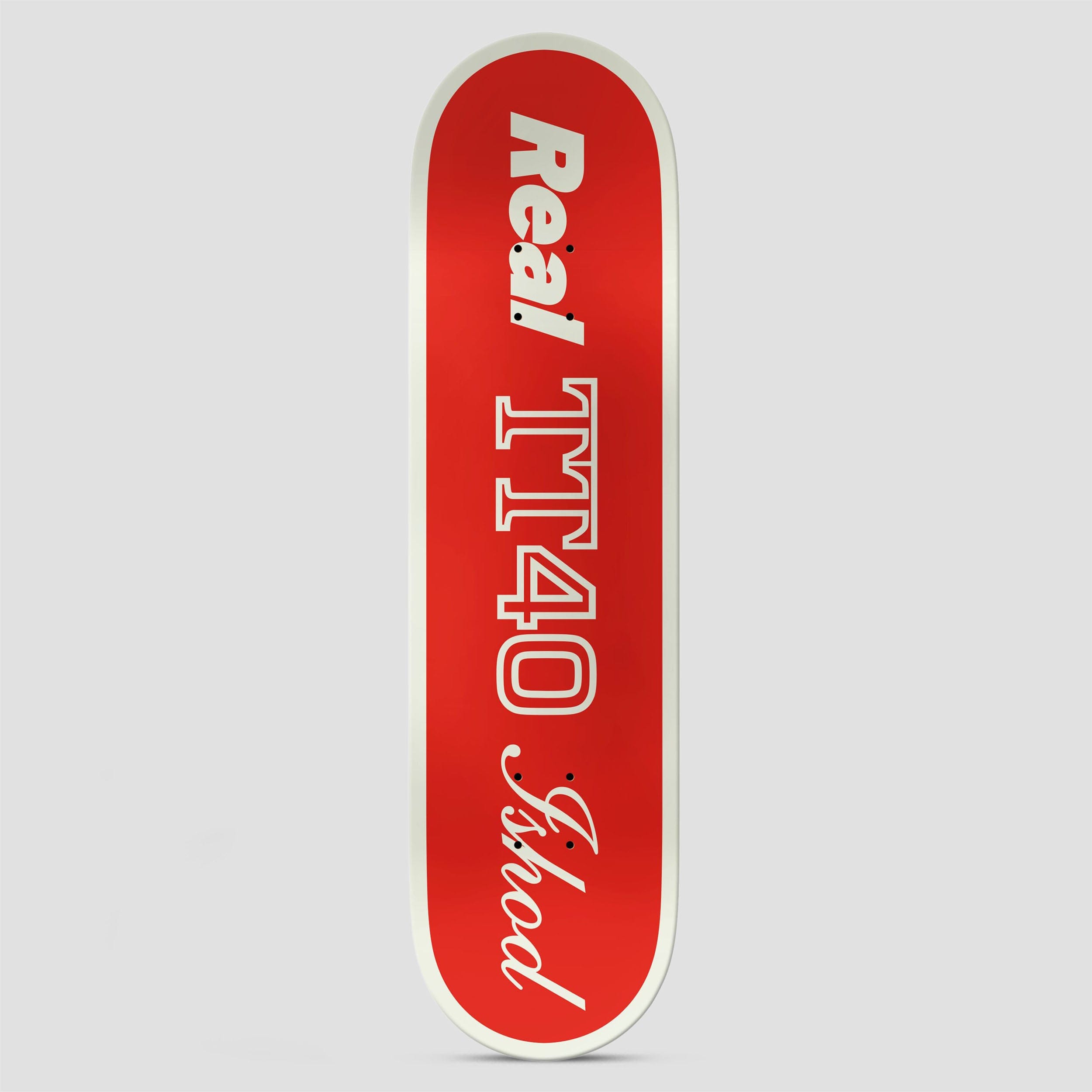 Real 8.5 Ishod Shape Code Twin Tail Red Skateboard Deck