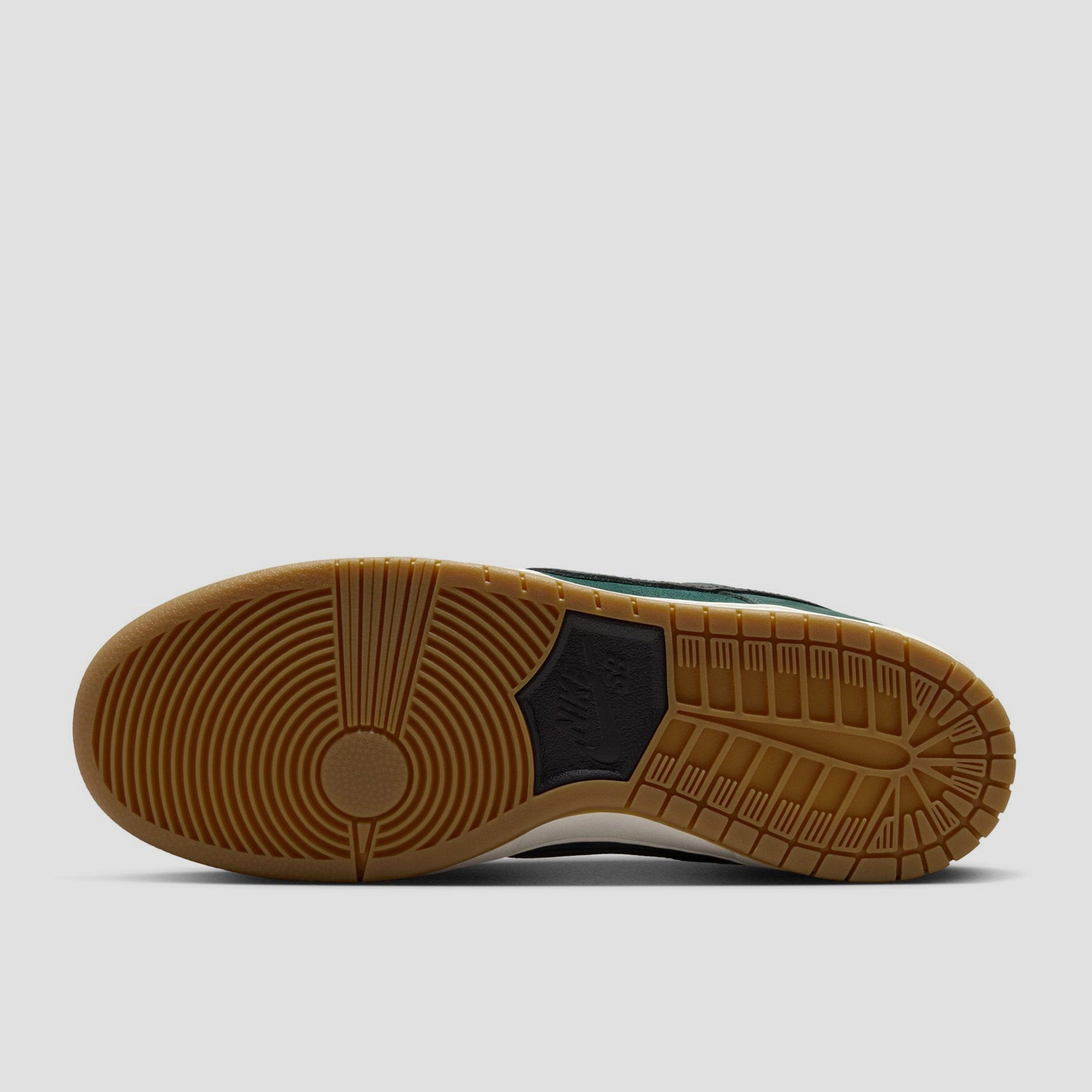 Nike SB Dunk Low Pro Skate Shoes Deep Fir / Black Fir Sail